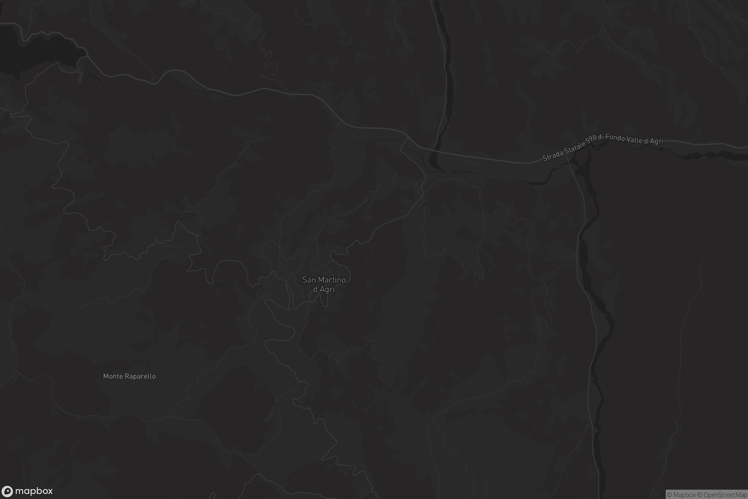 Mappa di San Martino d'Agri