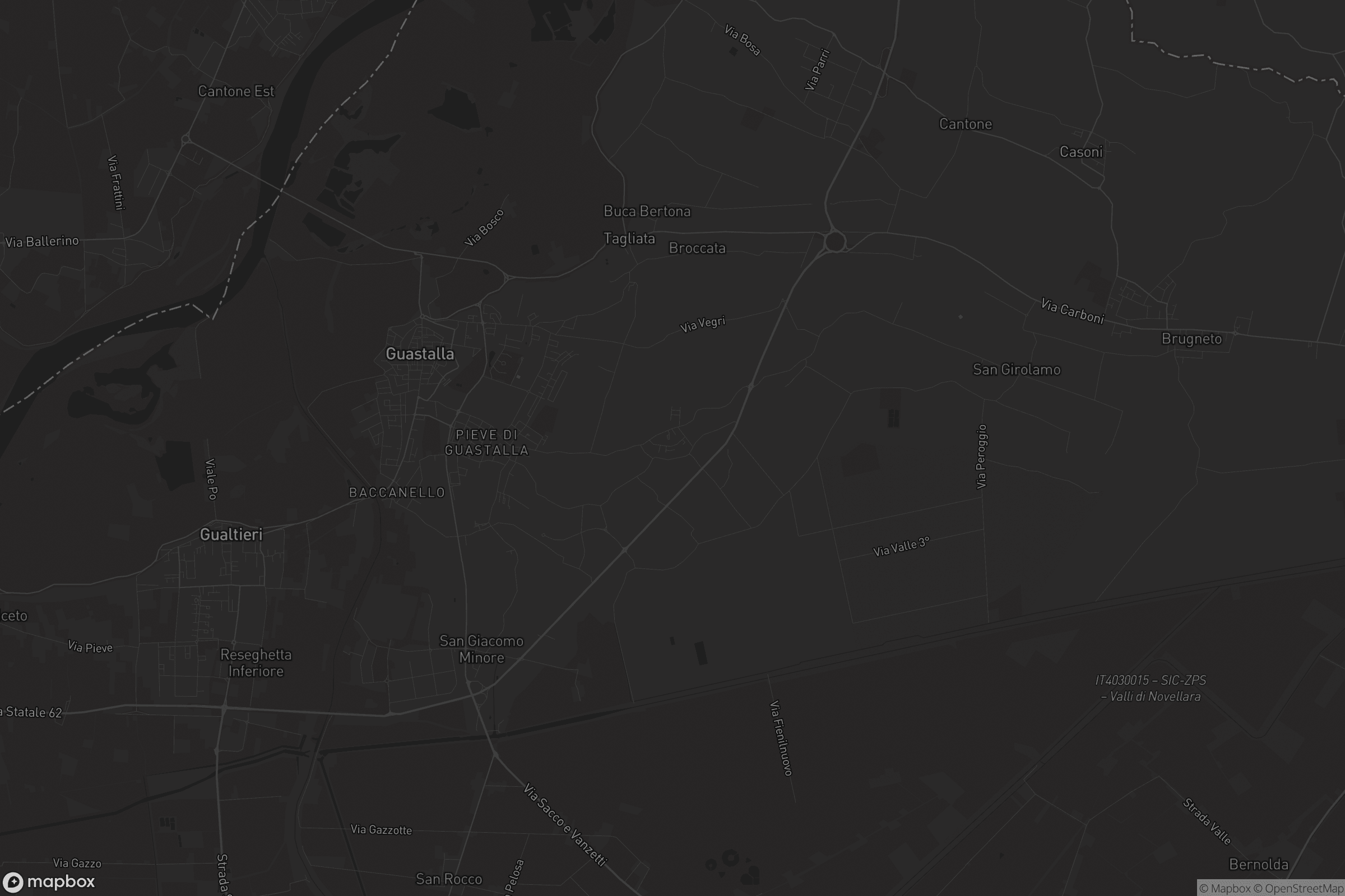 Mappa di San Martino di Guastalla