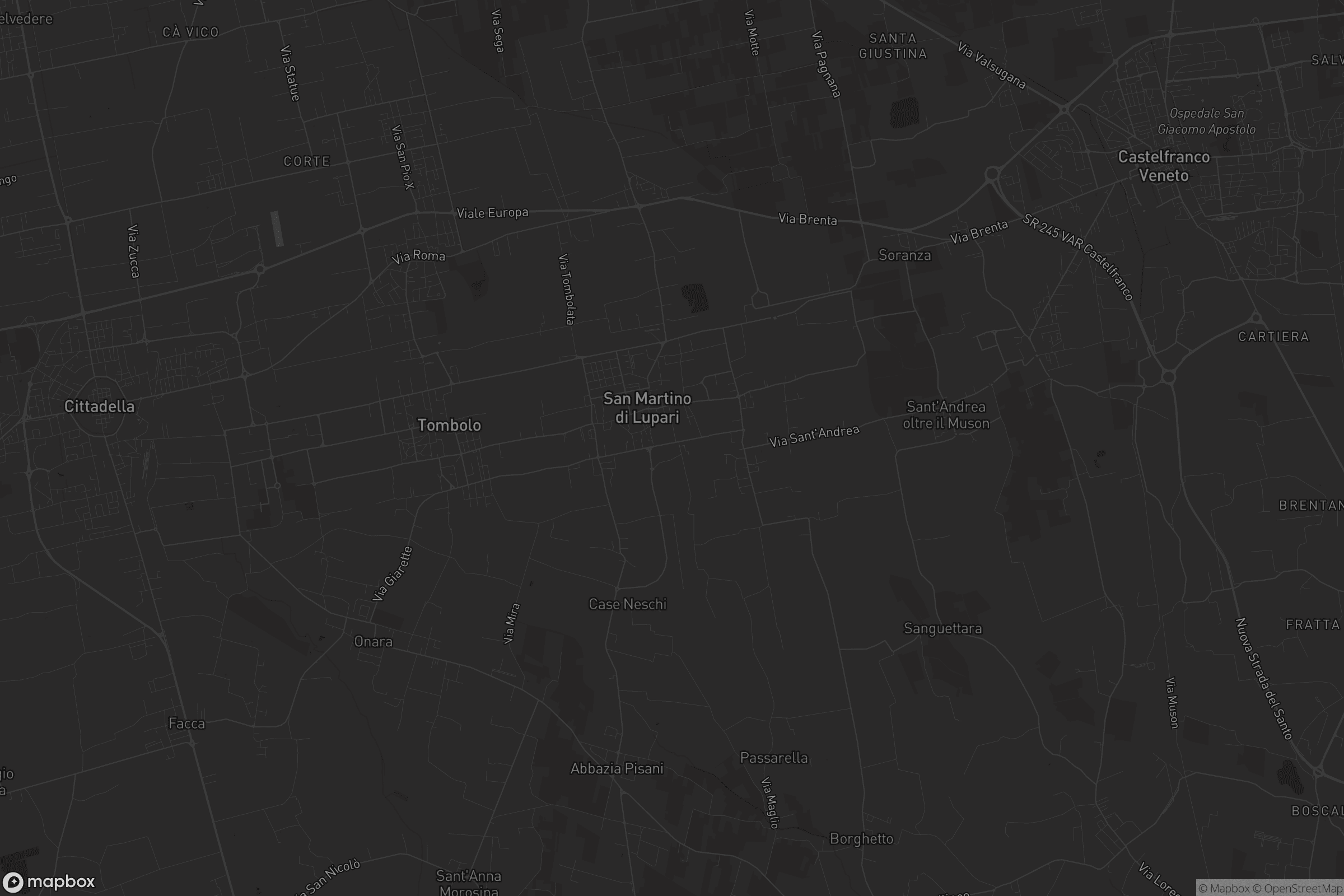 Mappa di San Martino di Lupari