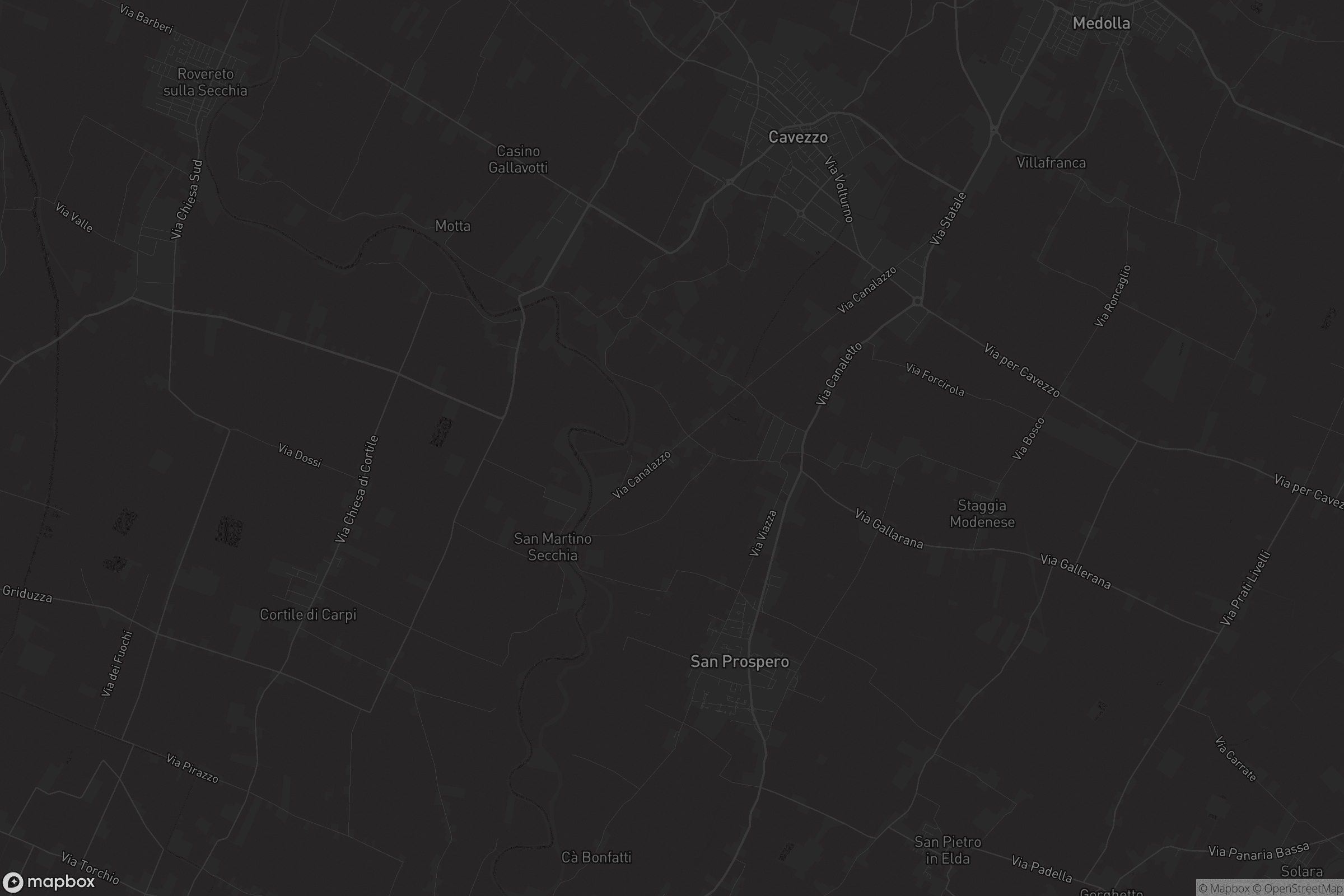 Mappa di San Martino Secchia