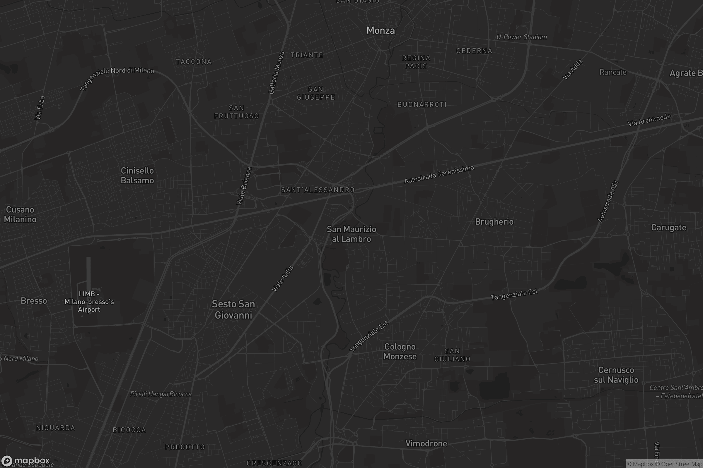 Mappa di San Maurizio al Lambro