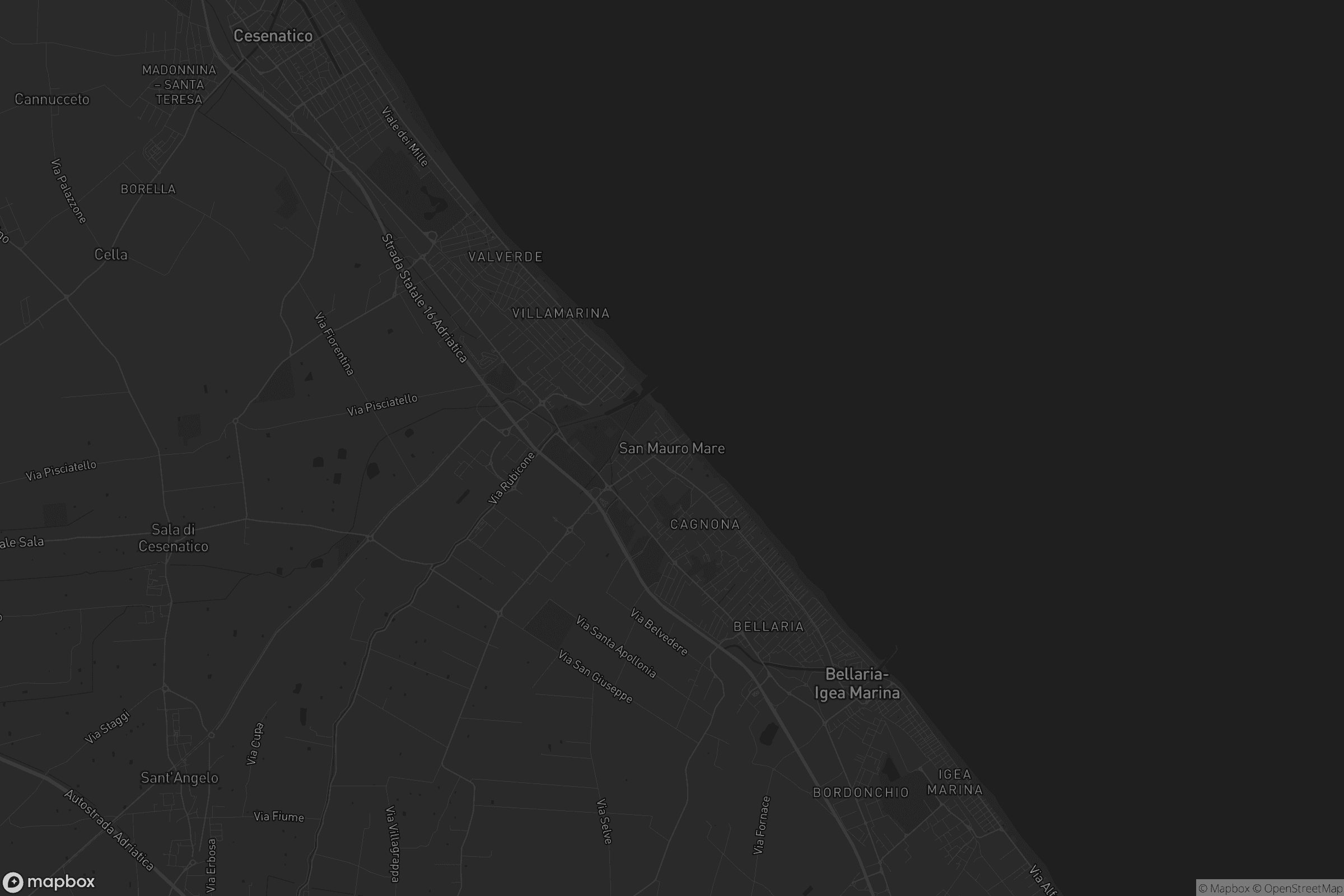 Mappa di San Mauro a Mare