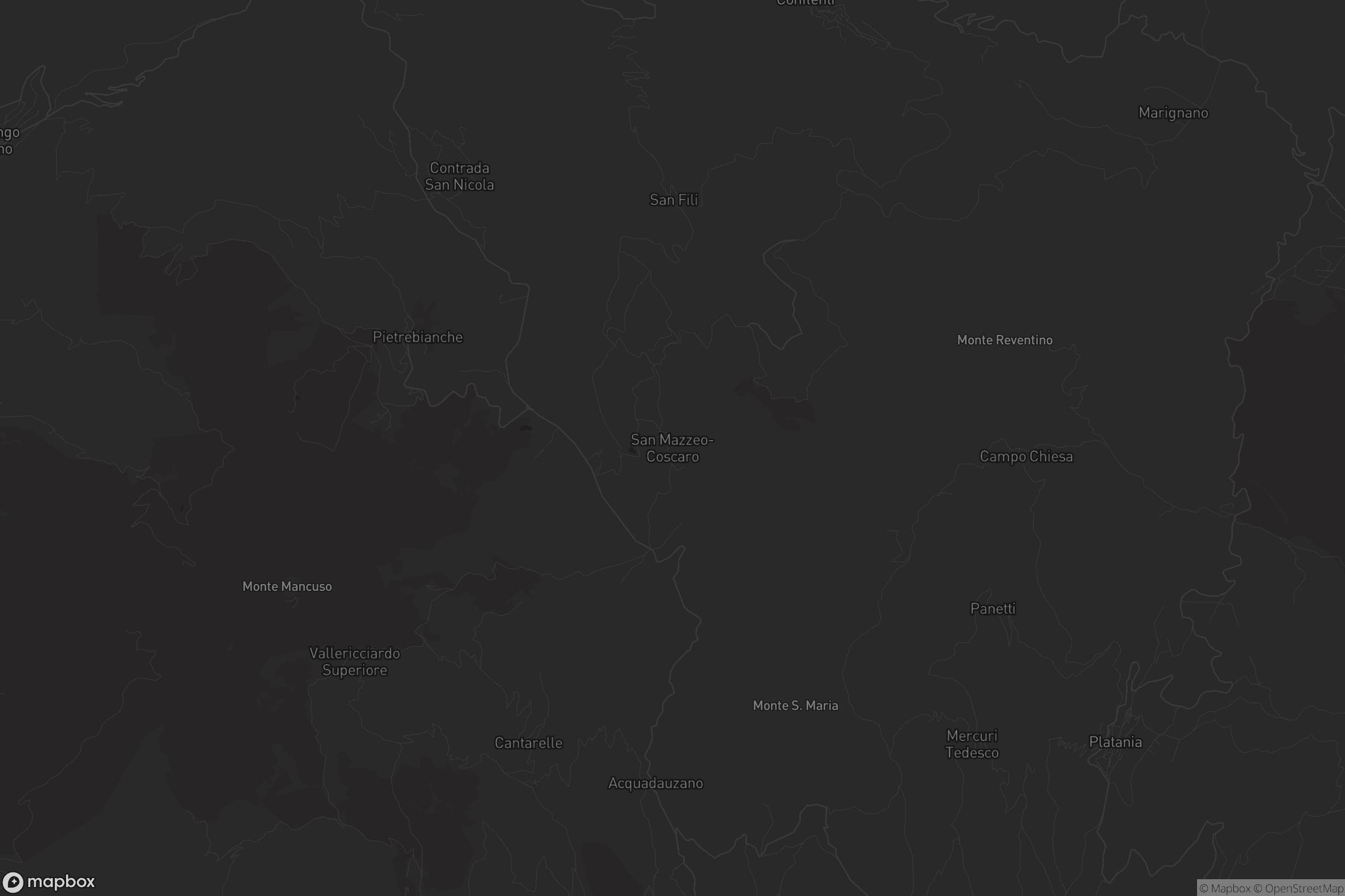 Mappa di San Mazzeo-Coscaro