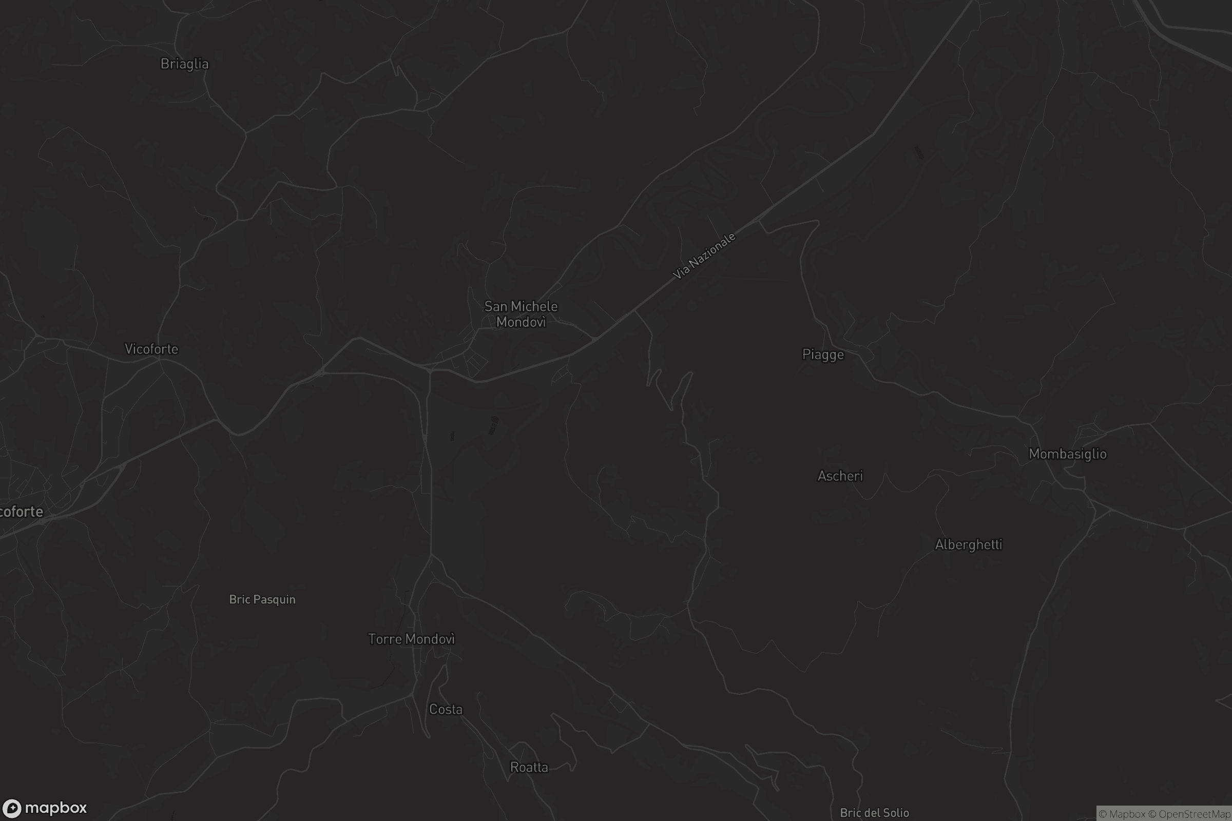 Mappa di San Michele Mondovì