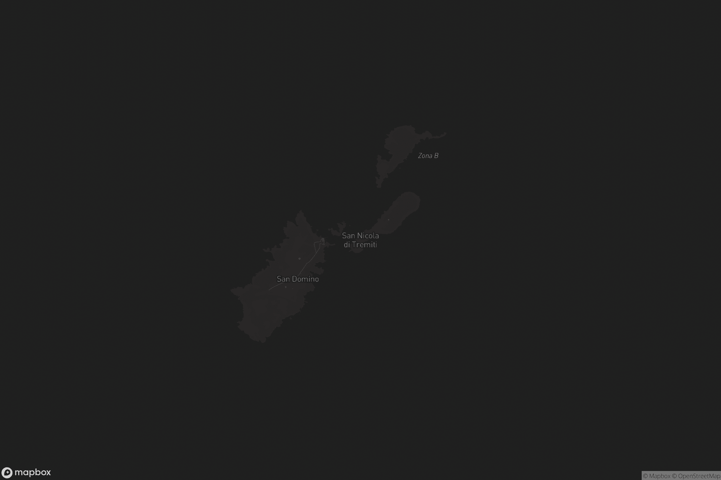 Mappa di San Nicola di Tremiti