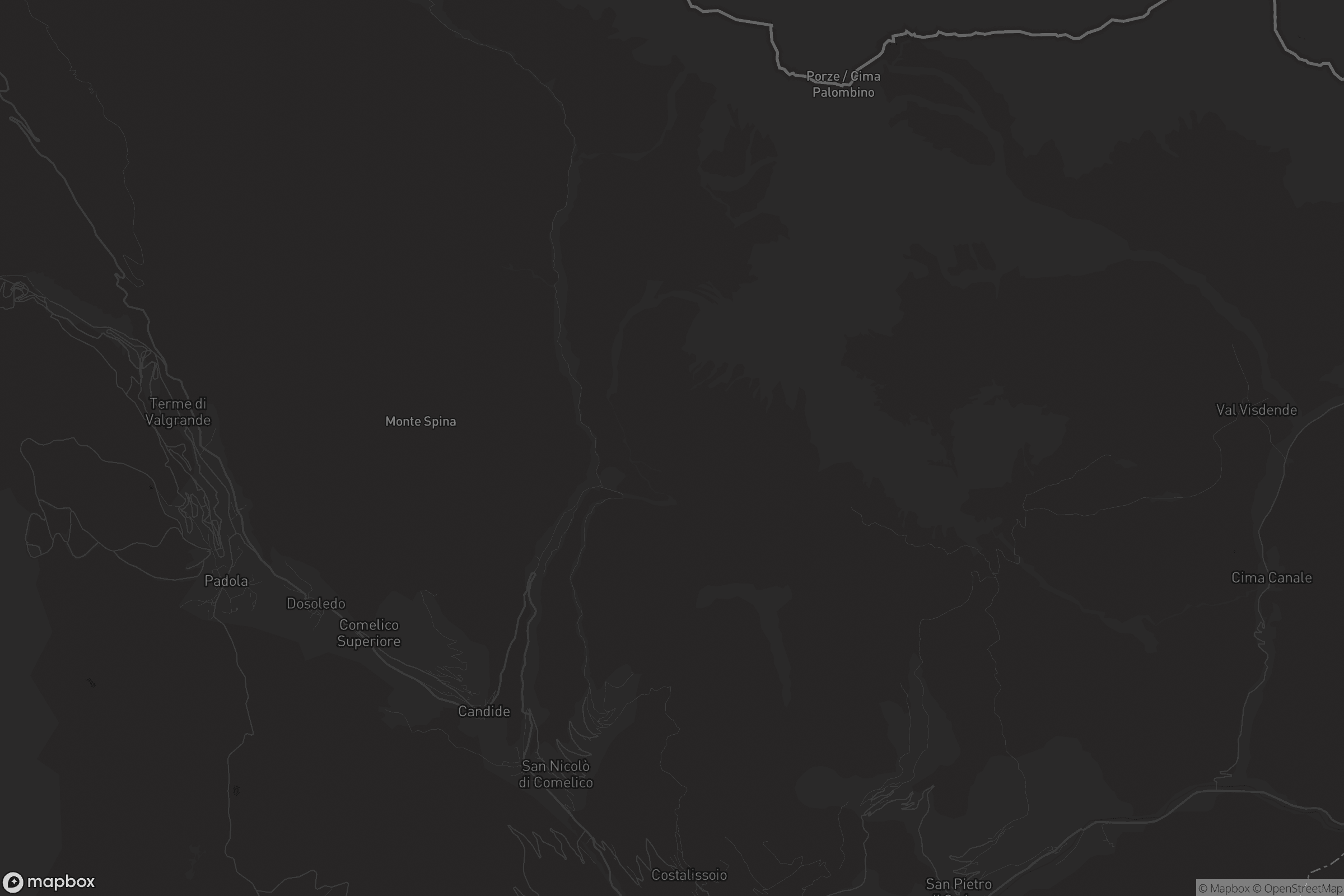 Mappa di San Nicolò di Comelico