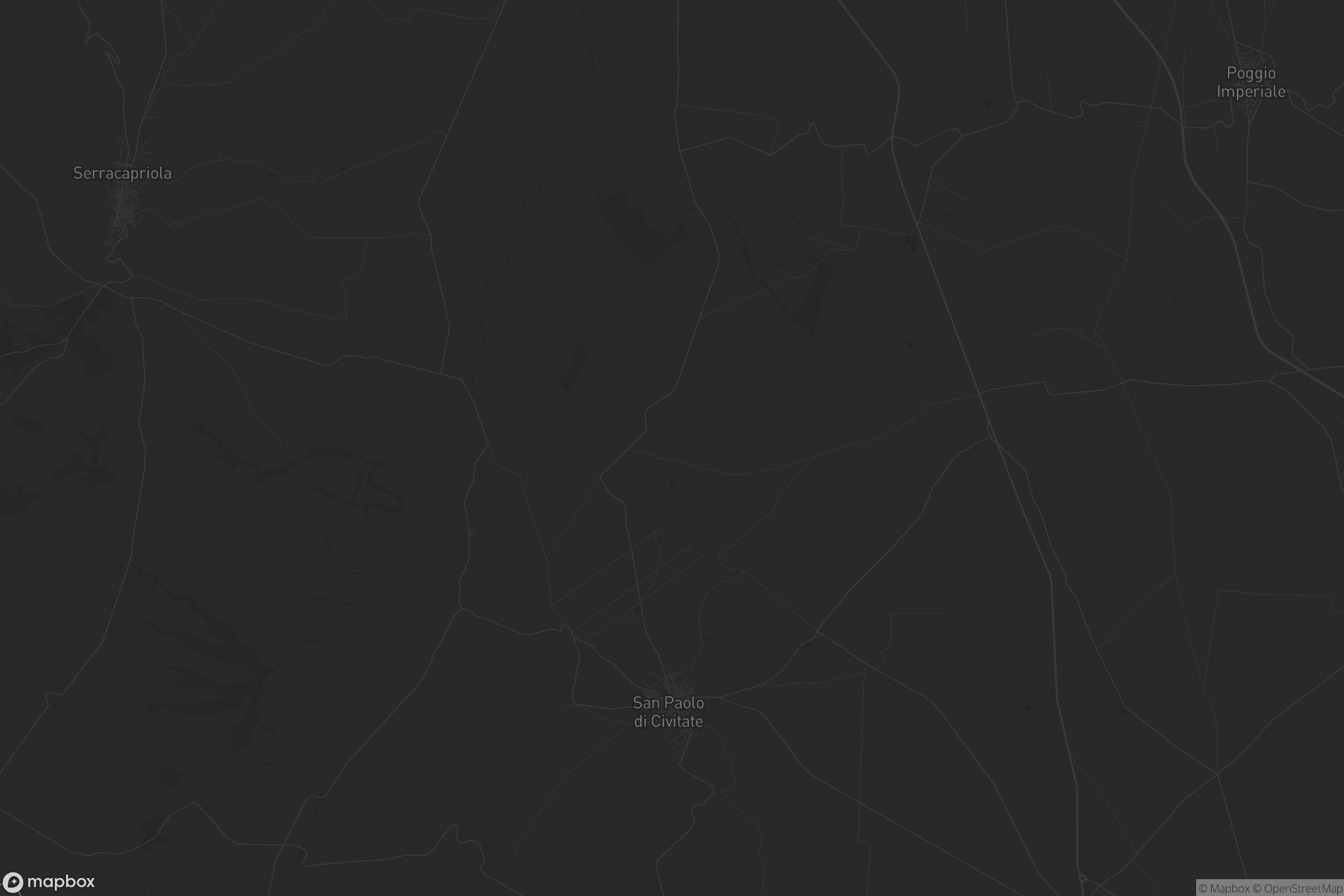 Mappa di San Paolo di Civitate