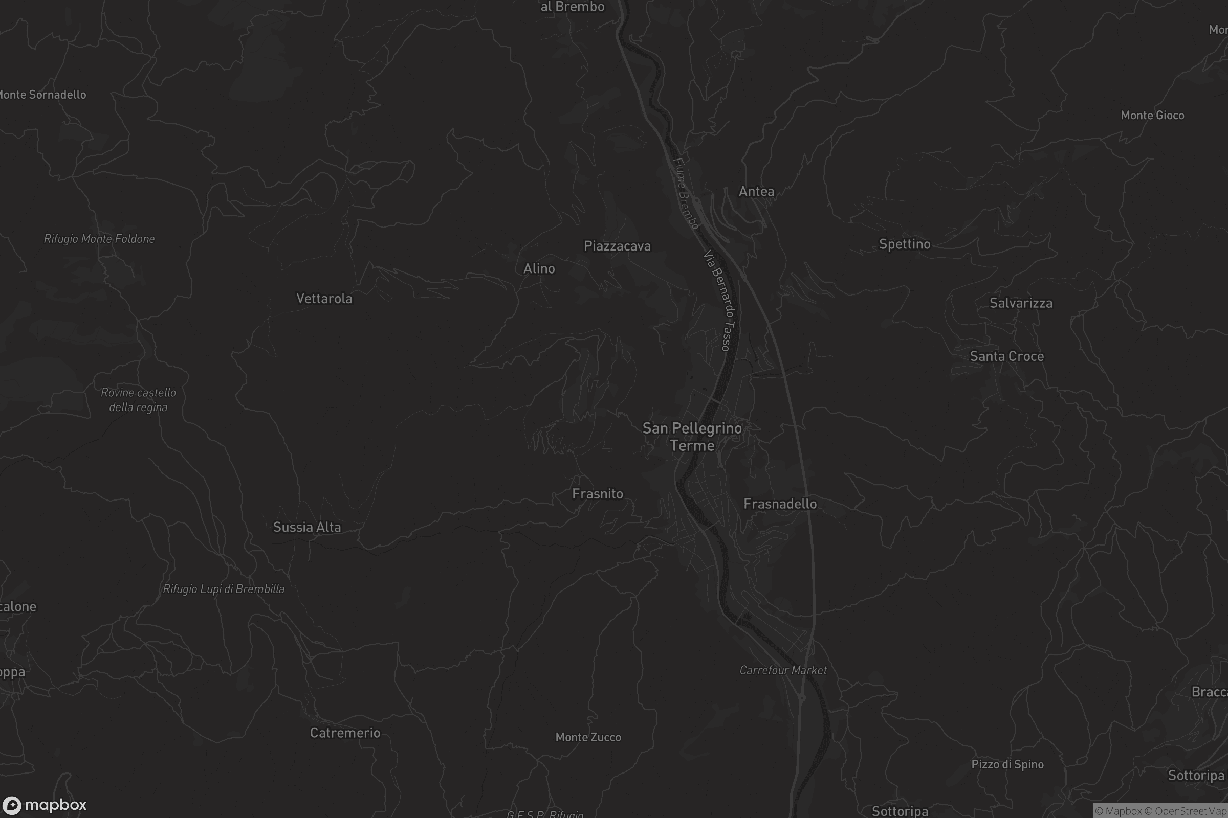 Mappa di San Pellegrino Terme