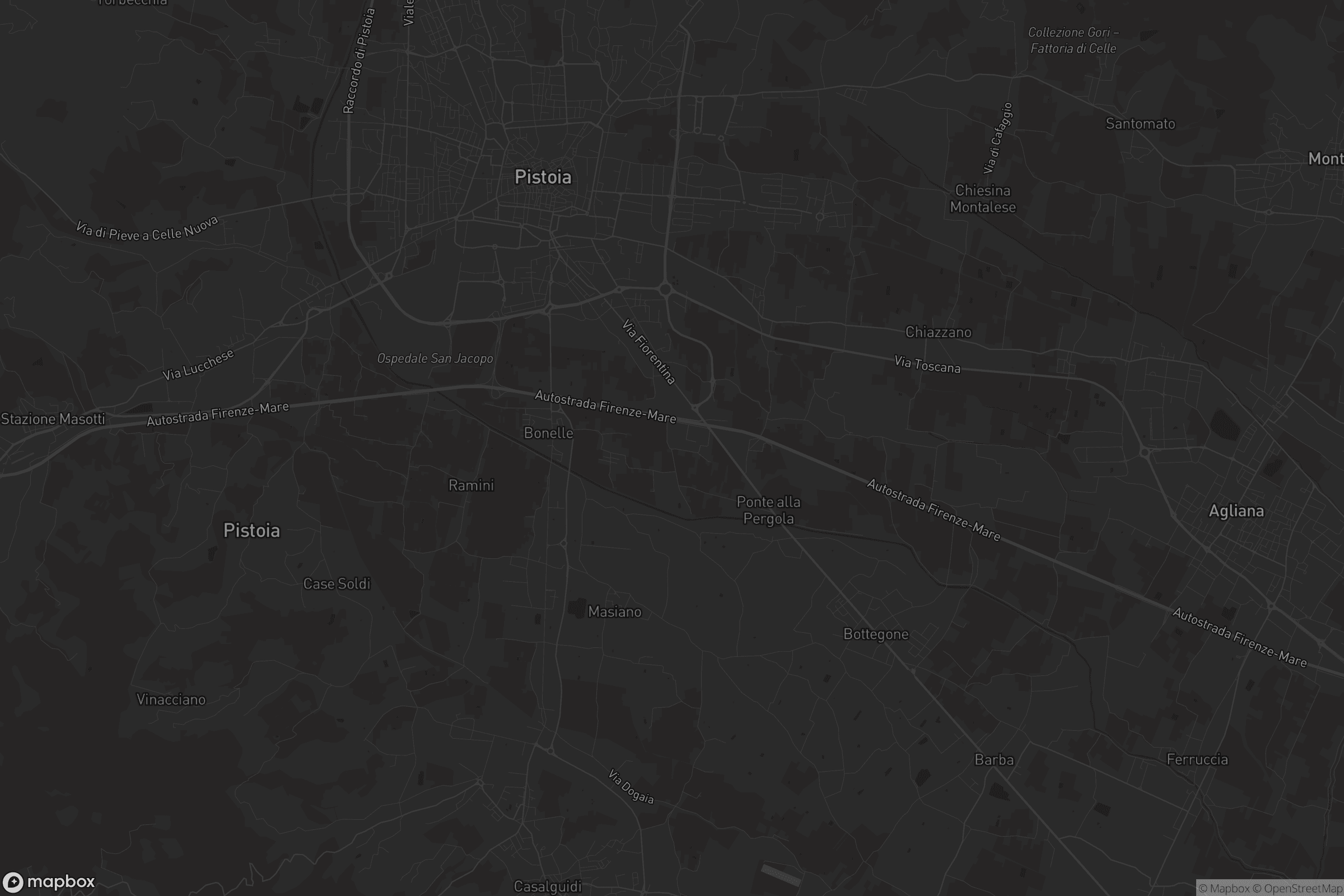 Mappa di San Pierino Casa al Vescovo