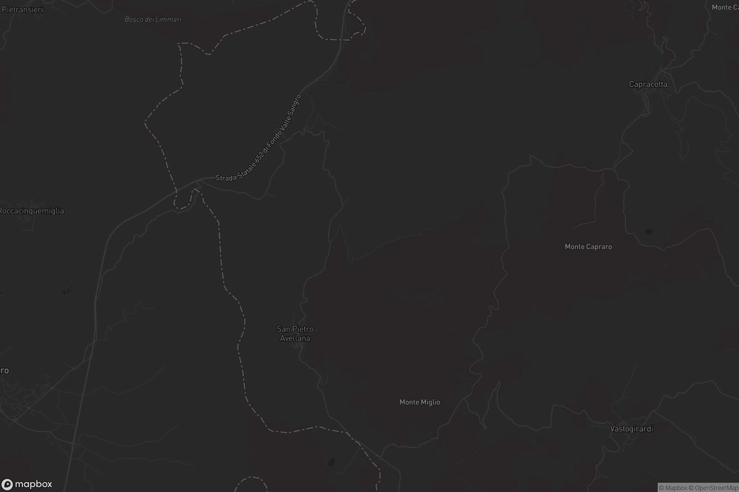 Mappa di San Pietro Avellana