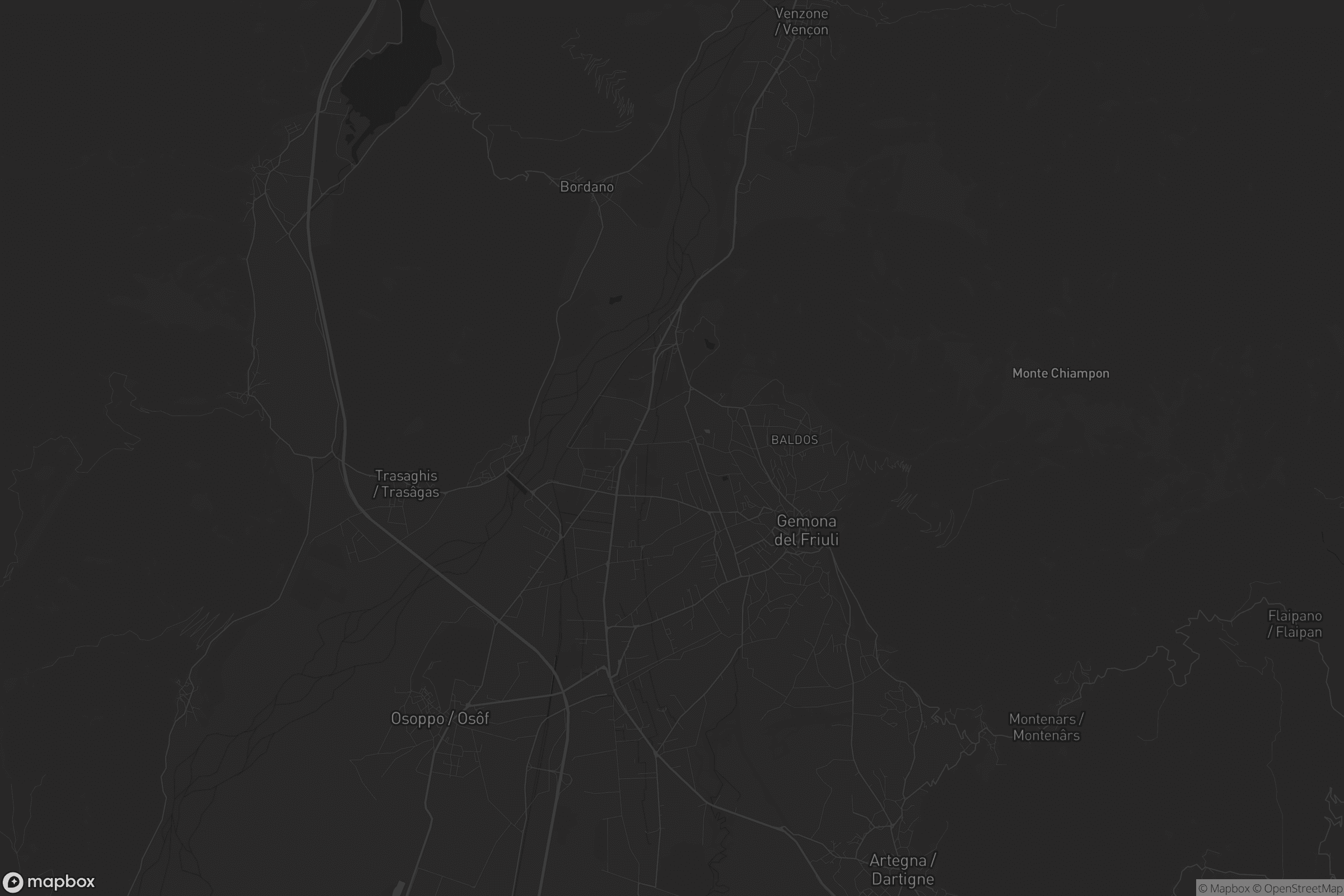 Mappa di San Pietro / Borc di San Piêri