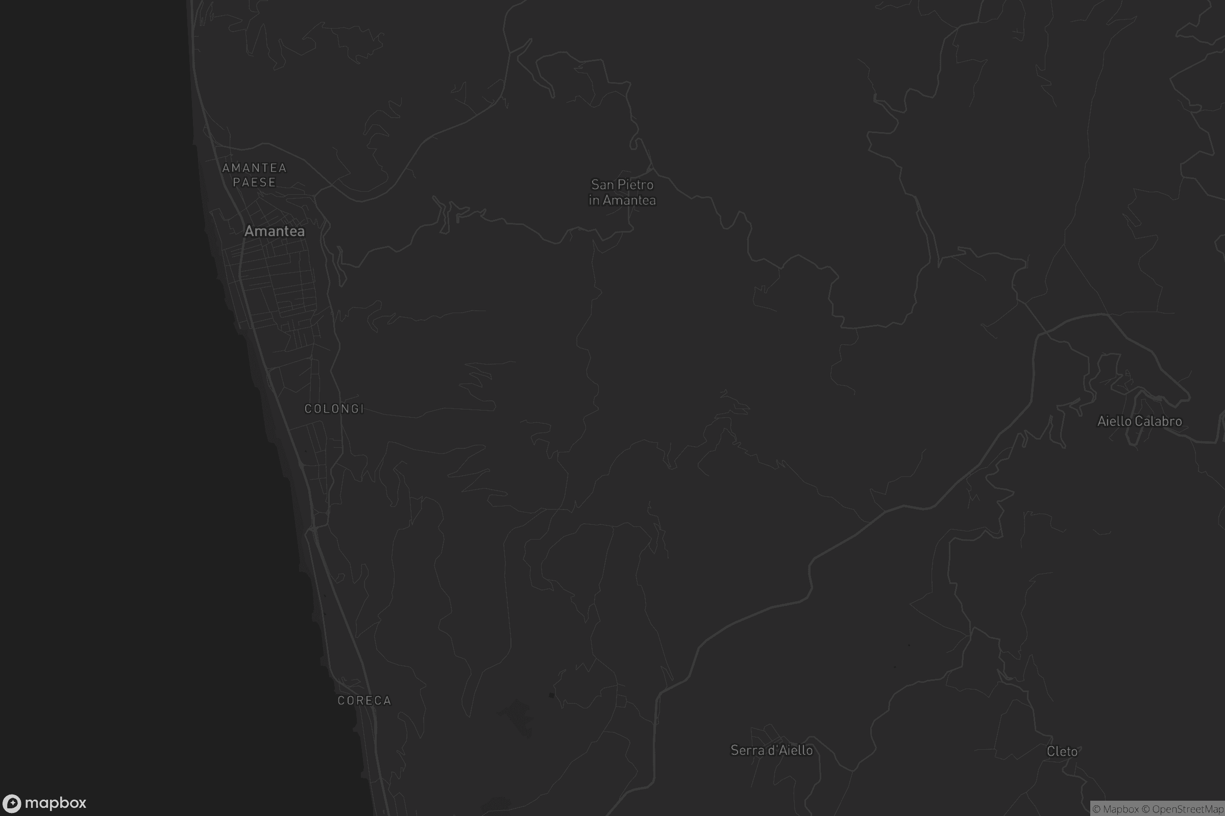 Mappa di San Pietro in Amantea
