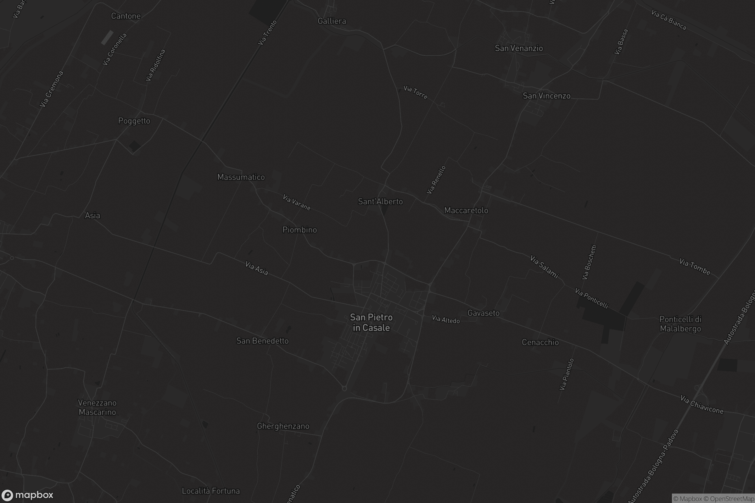 Mappa di San Pietro in Casale
