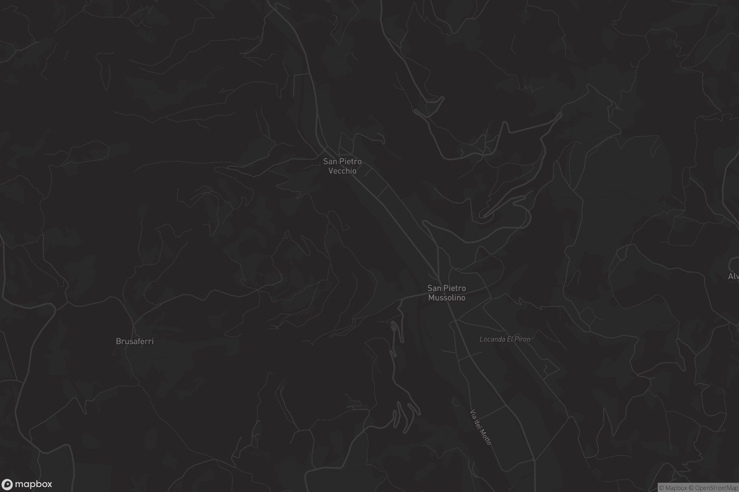 Mappa di San Pietro Mussolino