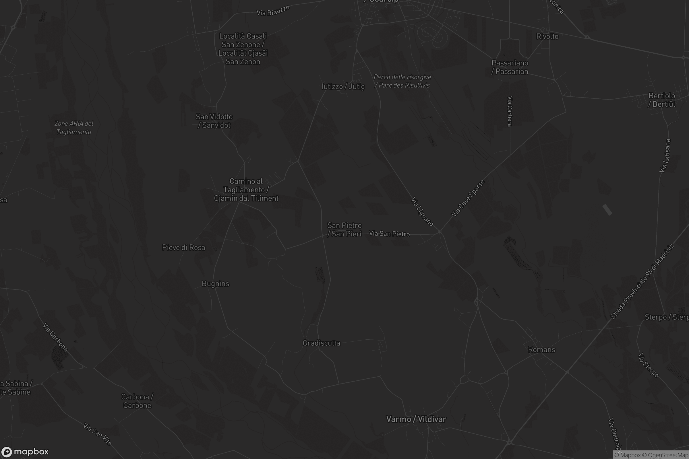 Mappa di San Pietro / San Pieri