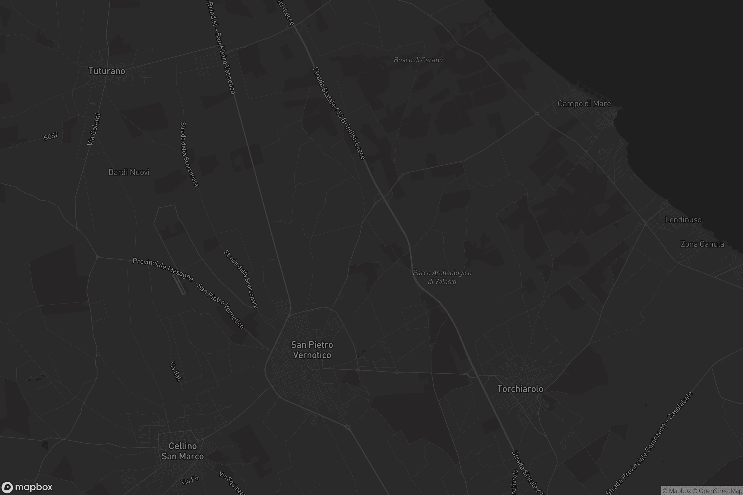 Mappa di San Pietro Vernotico