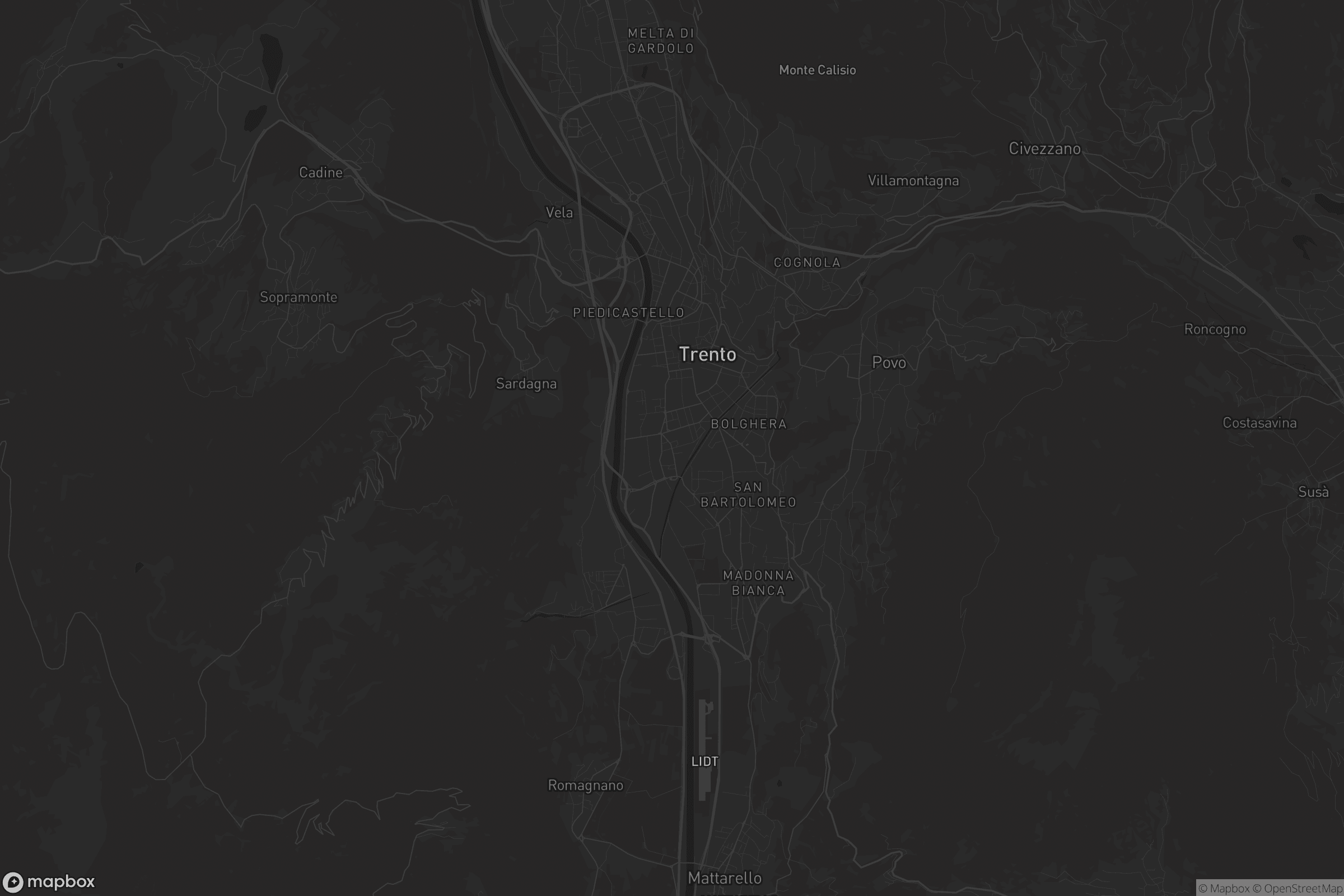 Mappa di San Pio Decimo