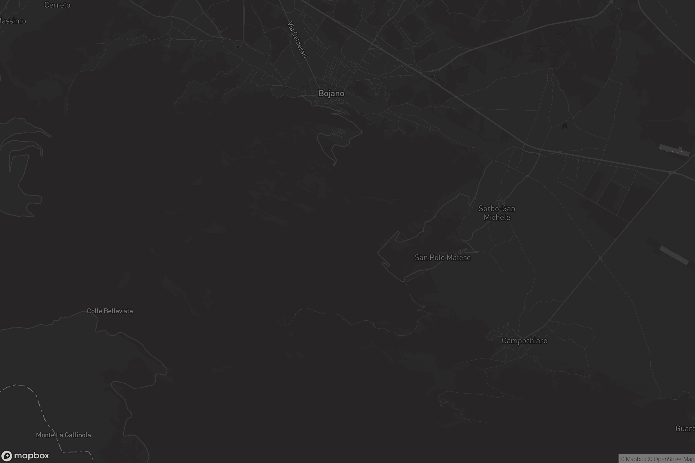 Mappa di San Polo Matese