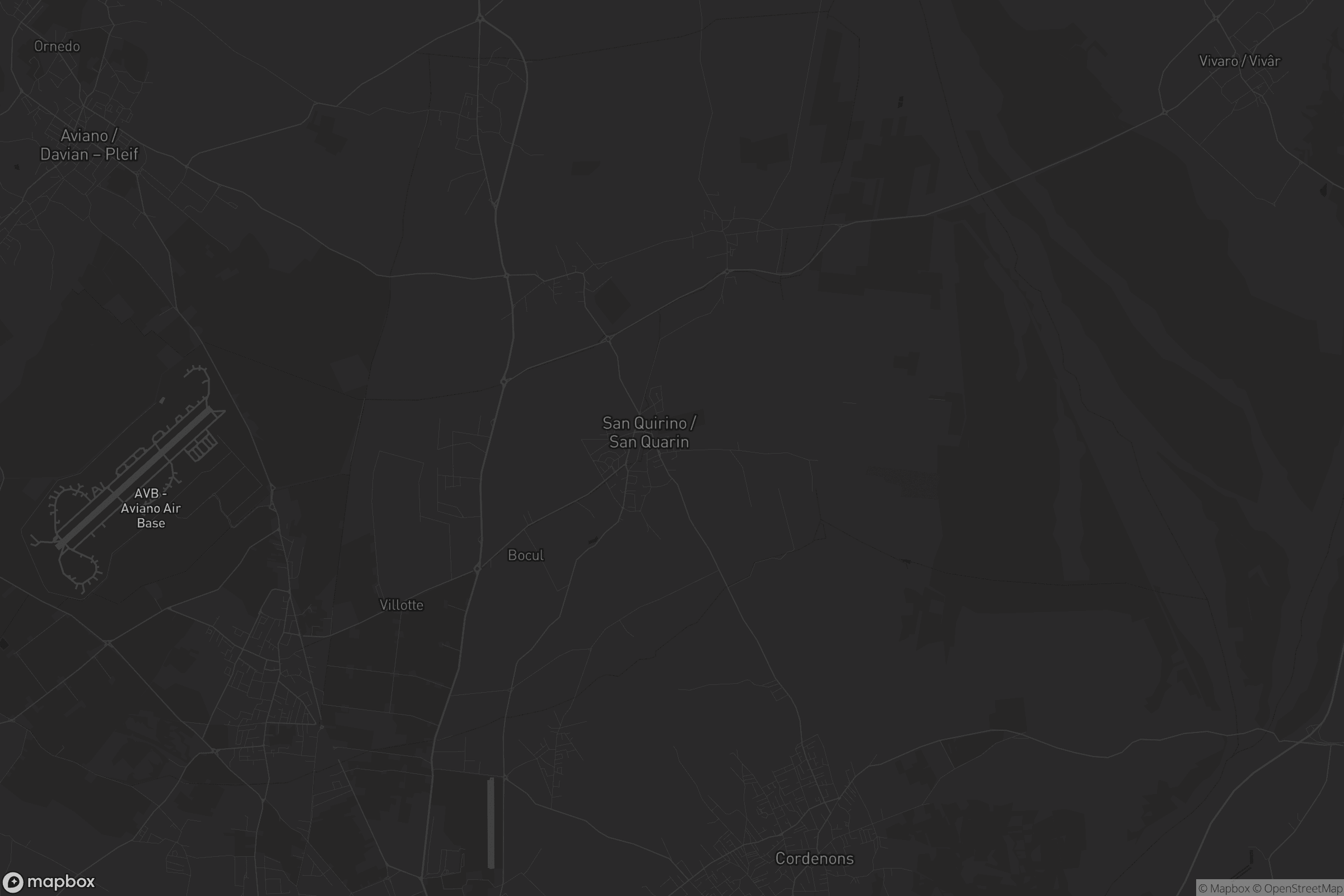 Mappa di San Quirino / San Quarin