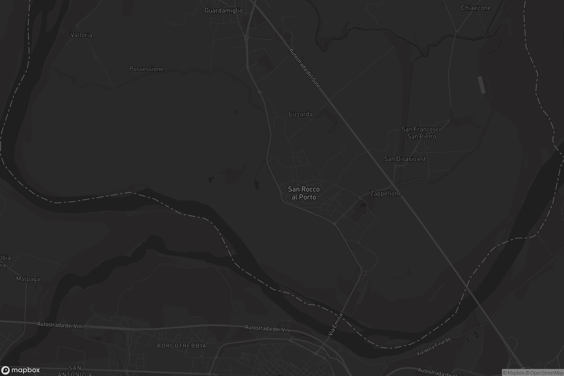 Mappa di San Rocco al Porto