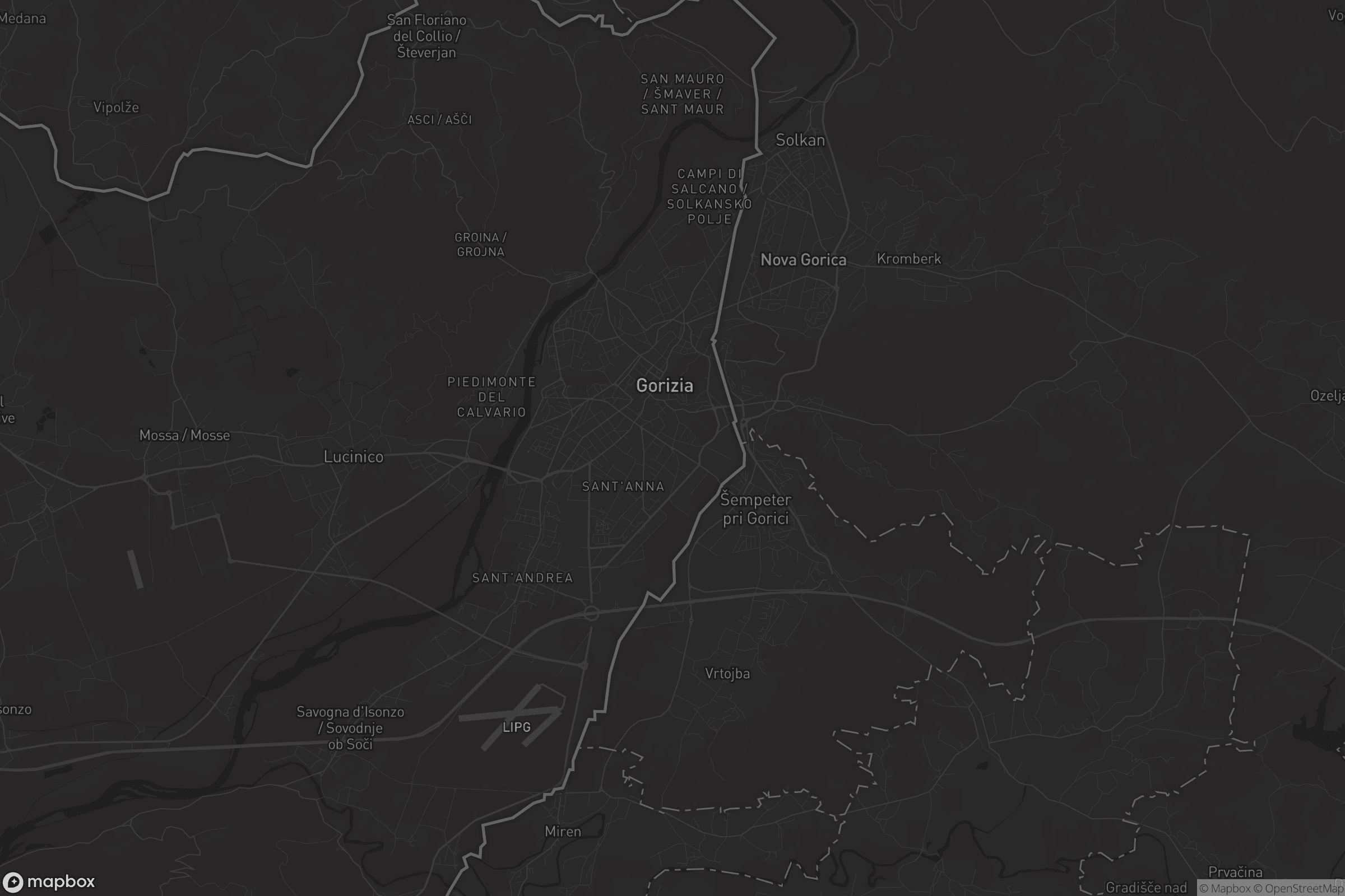 Mappa di San Rocco / Podturn / Borc San Roc