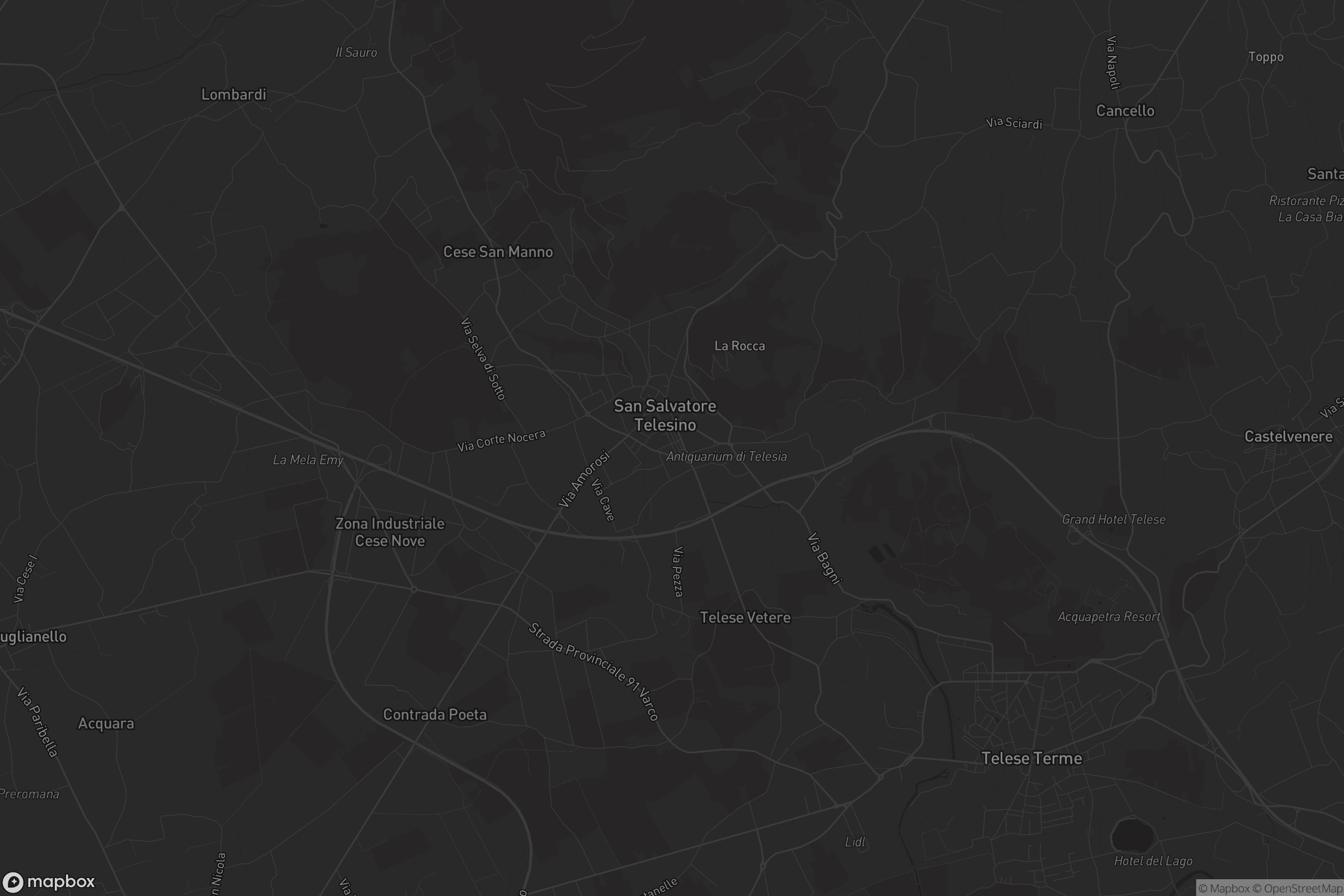 Mappa di San Salvatore Telesino