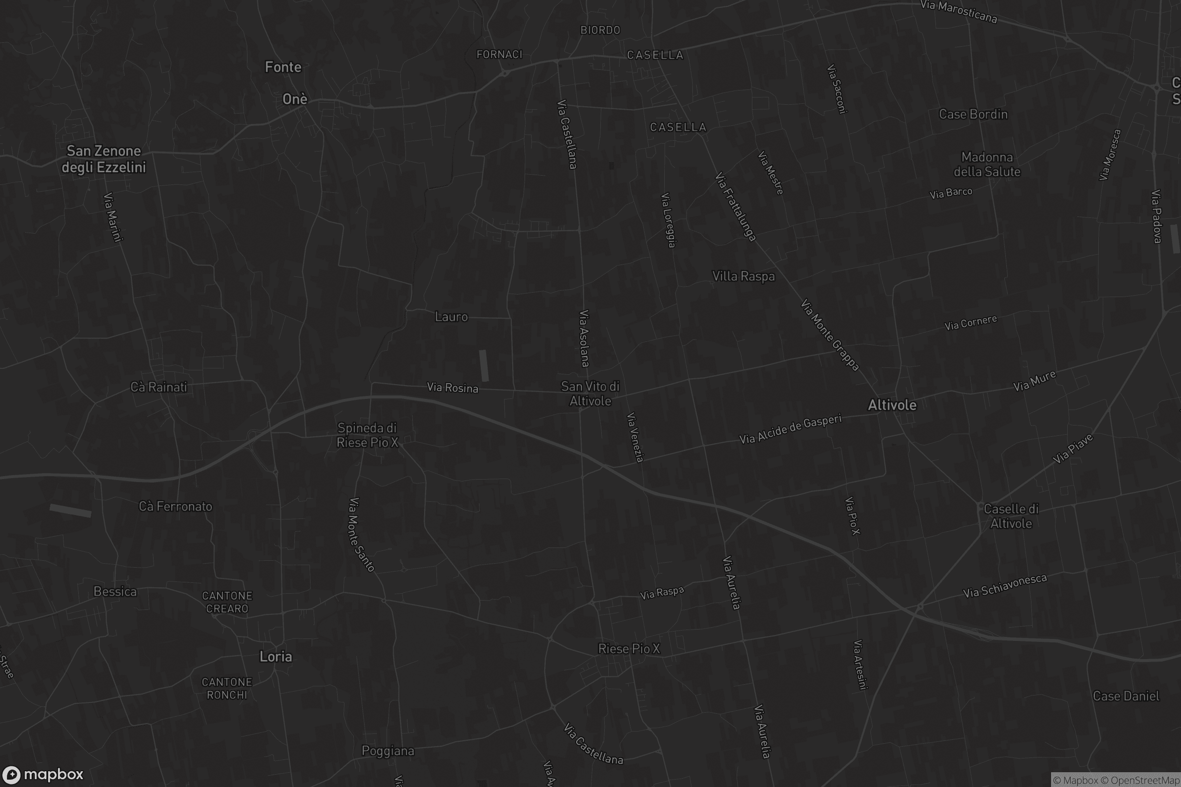 Mappa di San Vito di Altivole