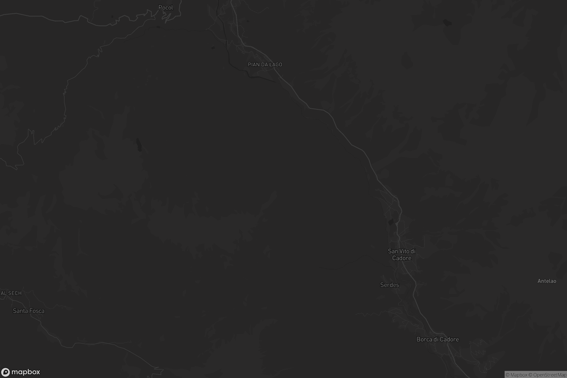 Mappa di San Vito di Cadore