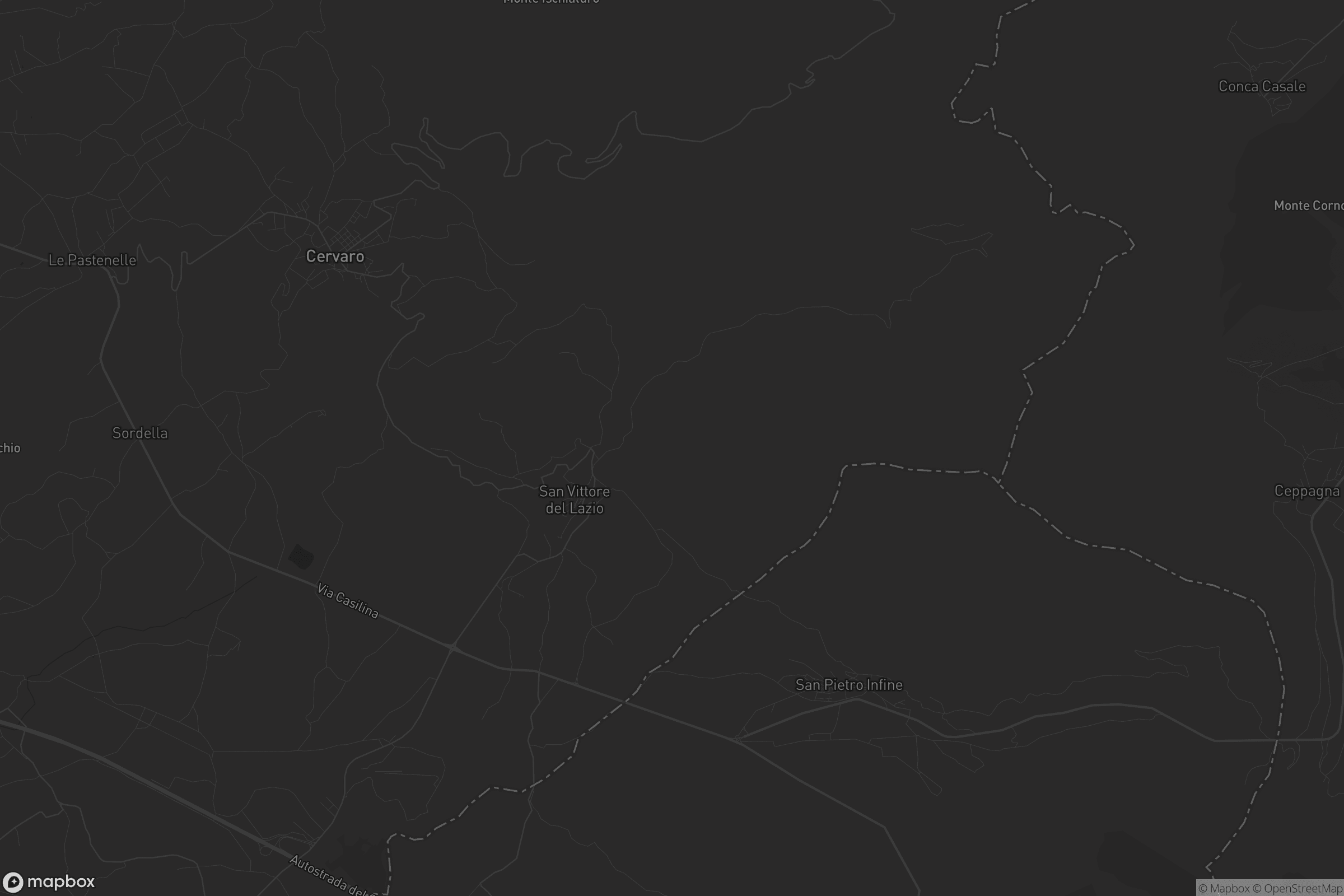 Mappa di San Vittore del Lazio