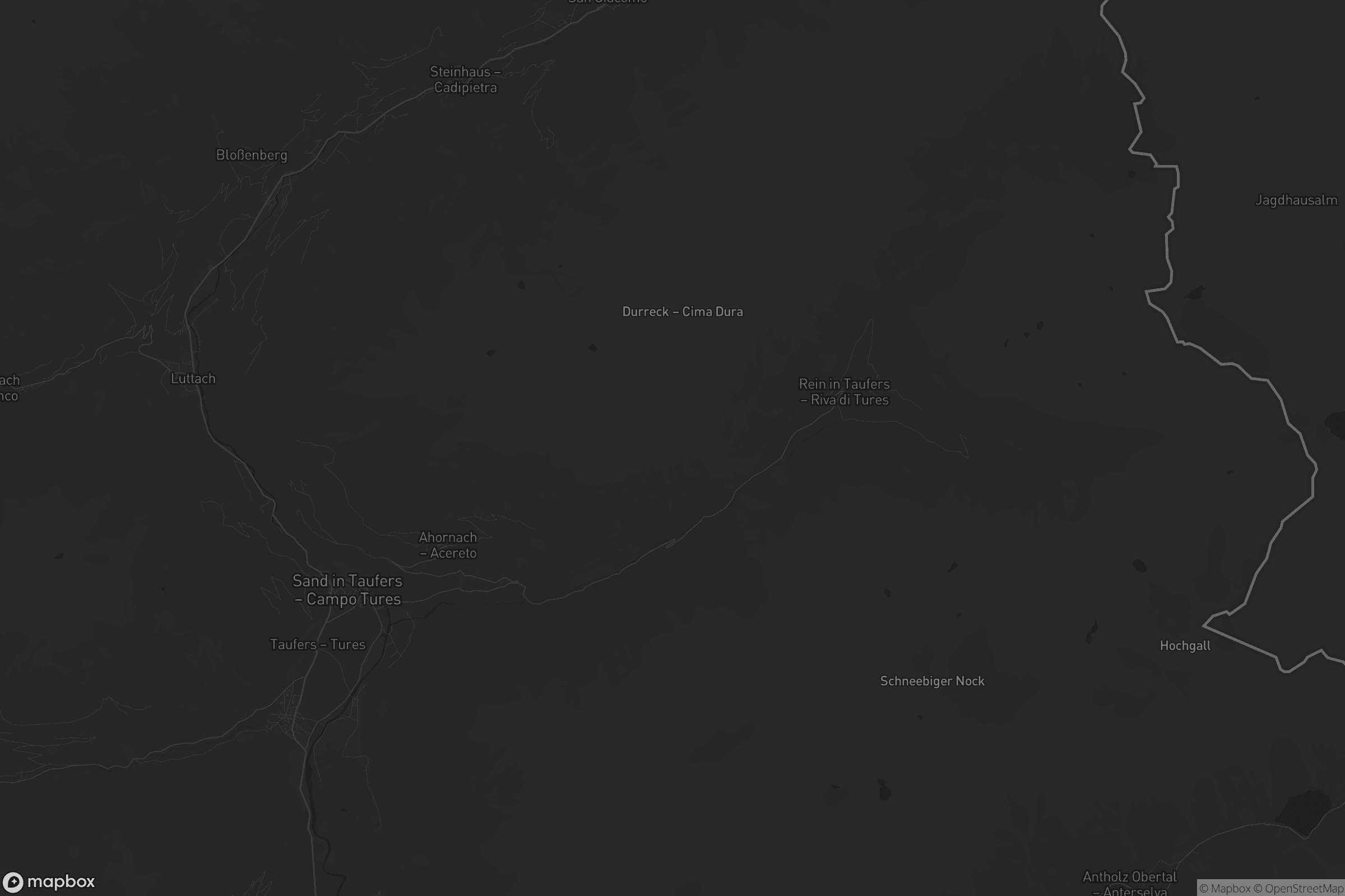 Mappa di Sand in Taufers - Campo Tures