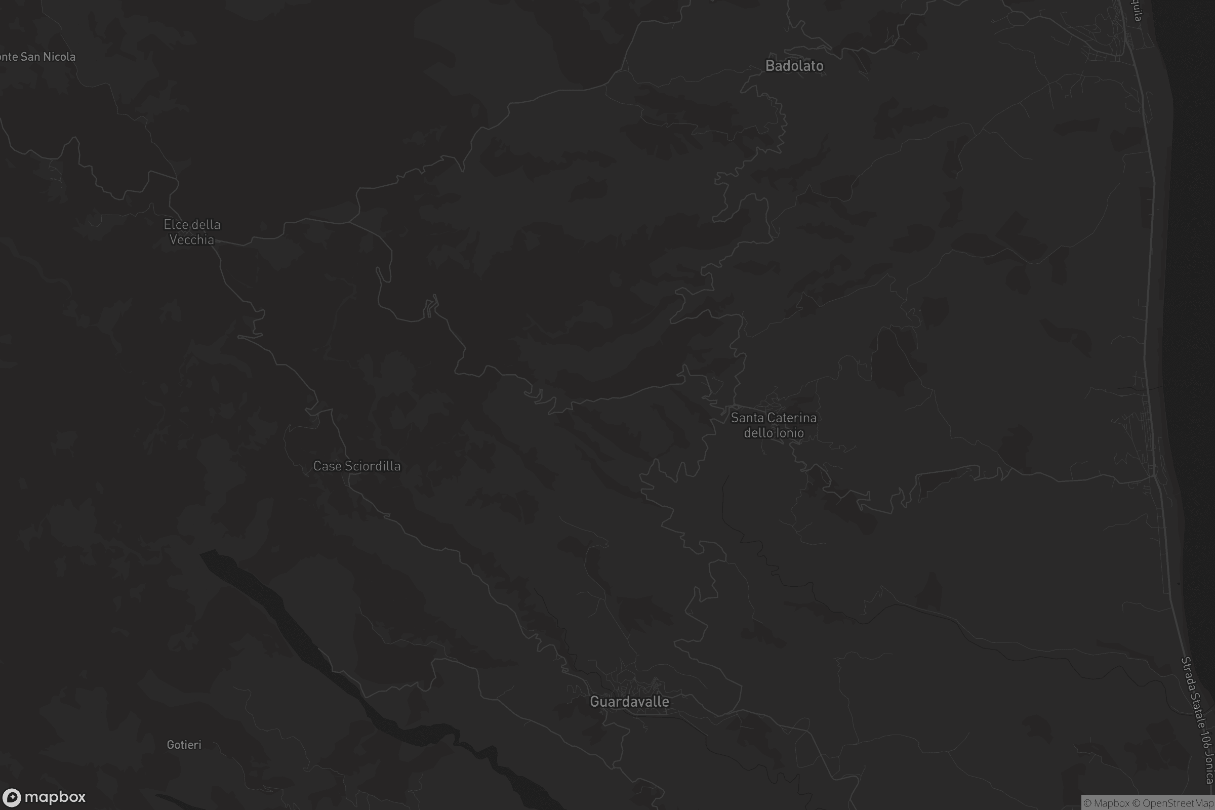 Mappa di Santa Caterina dello Ionio
