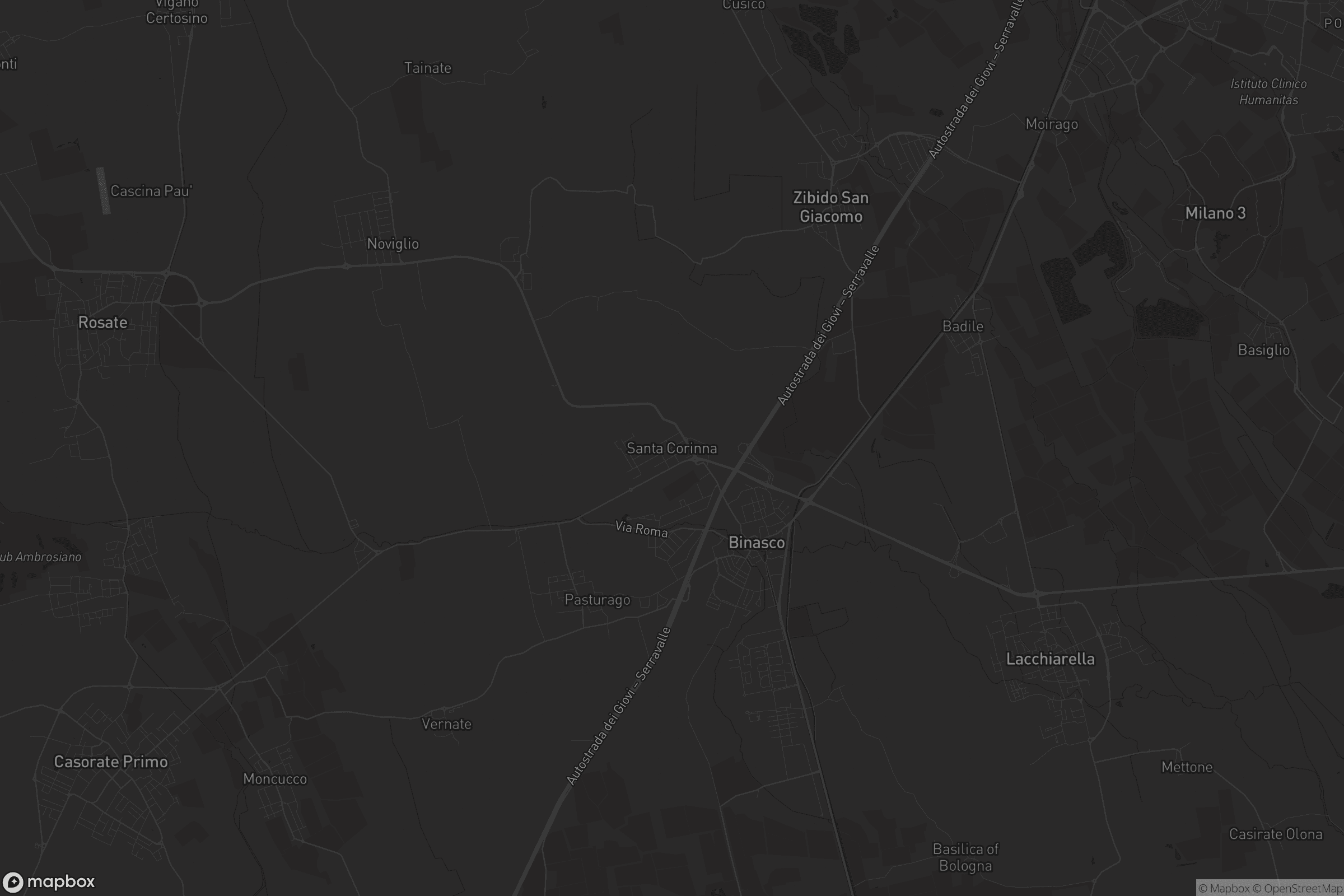 Mappa di Santa Corinna