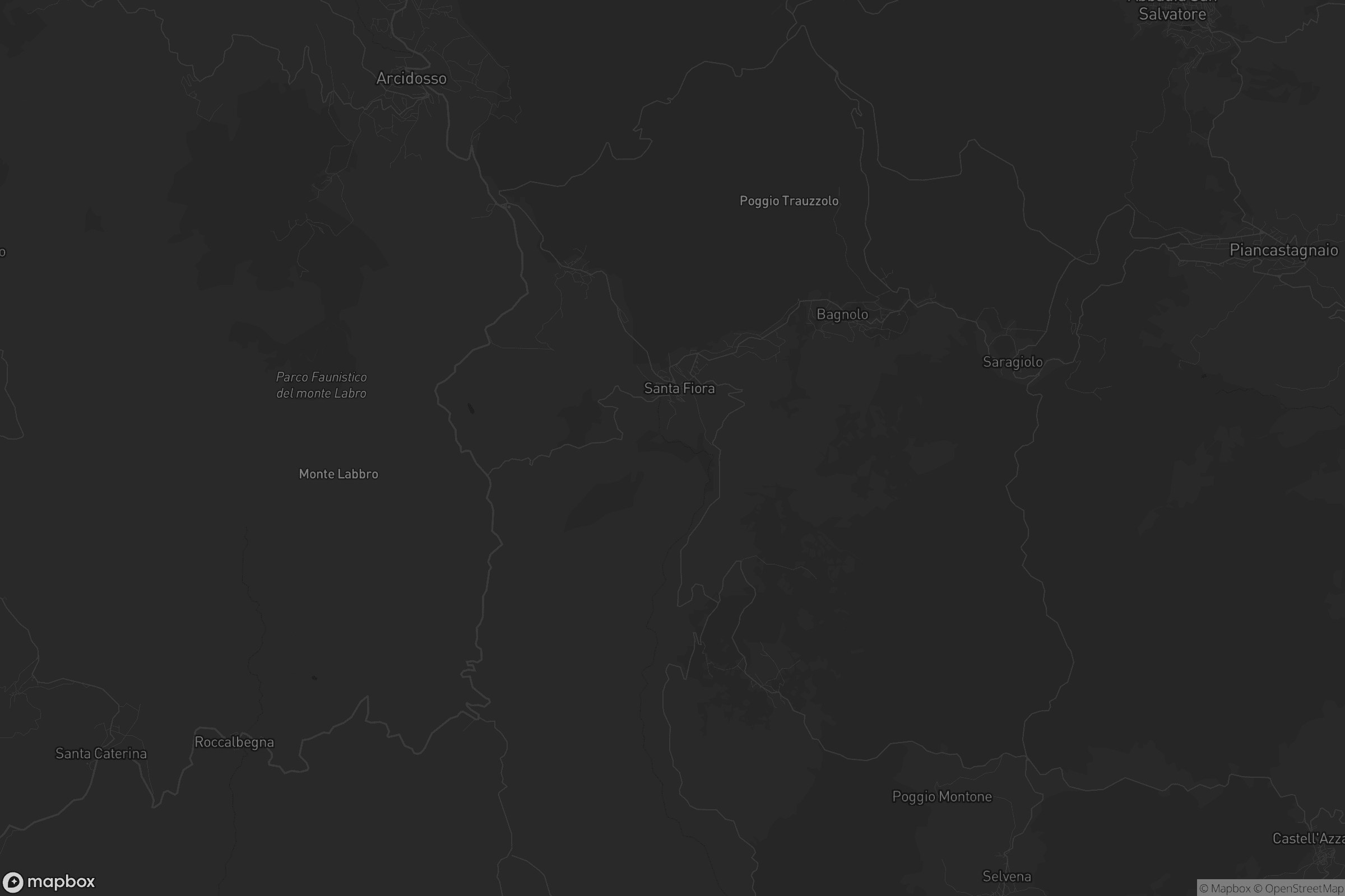 Mappa di Santa Fiora