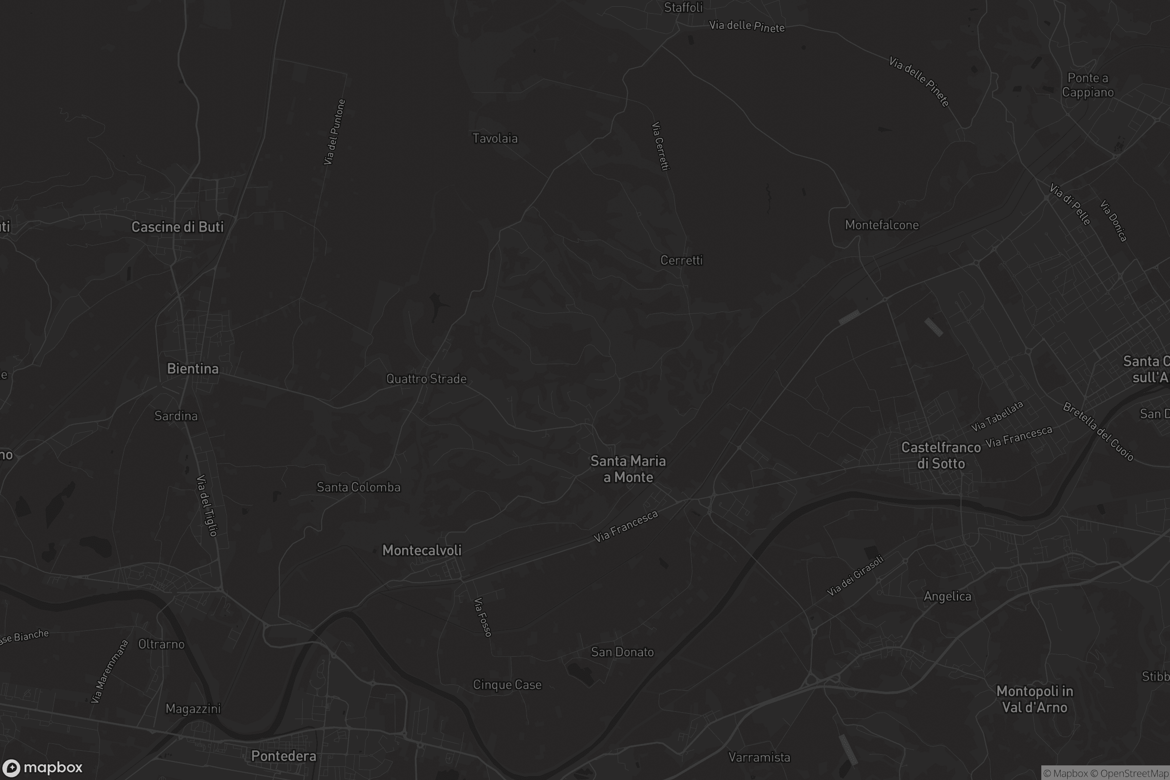 Mappa di Santa Maria a Monte