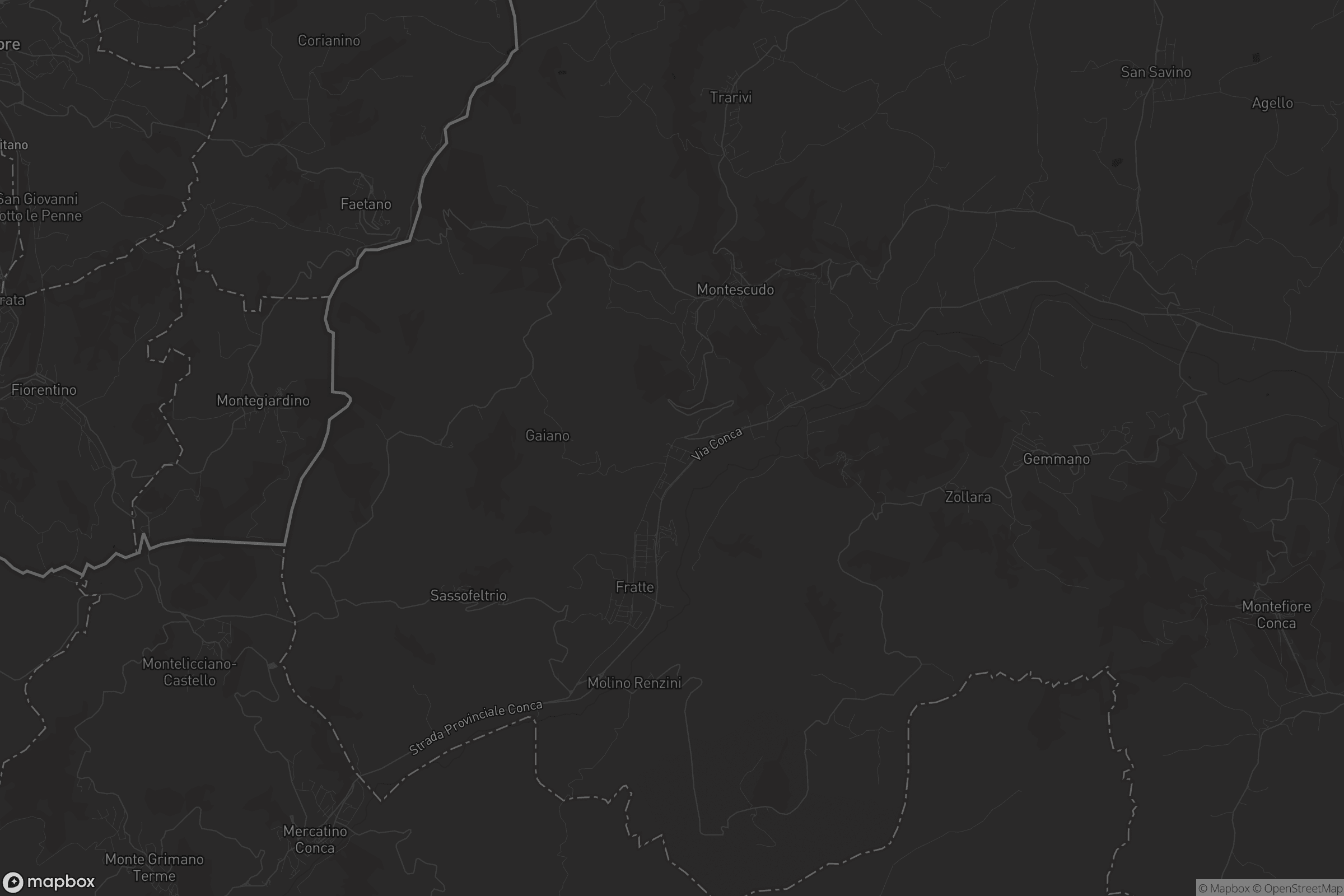 Mappa di Santa Maria del Piano