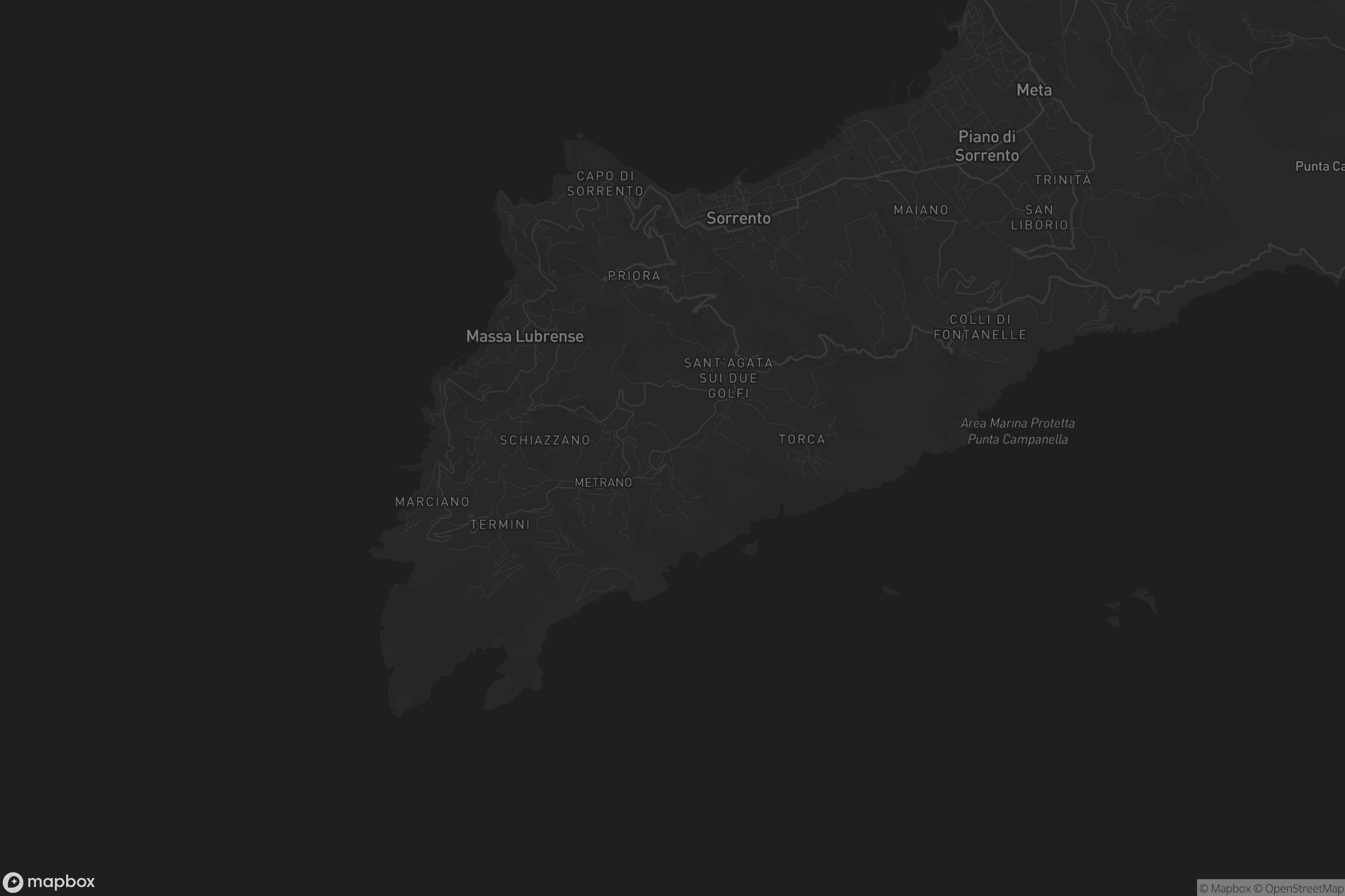 Mappa di Santa Maria della Neve