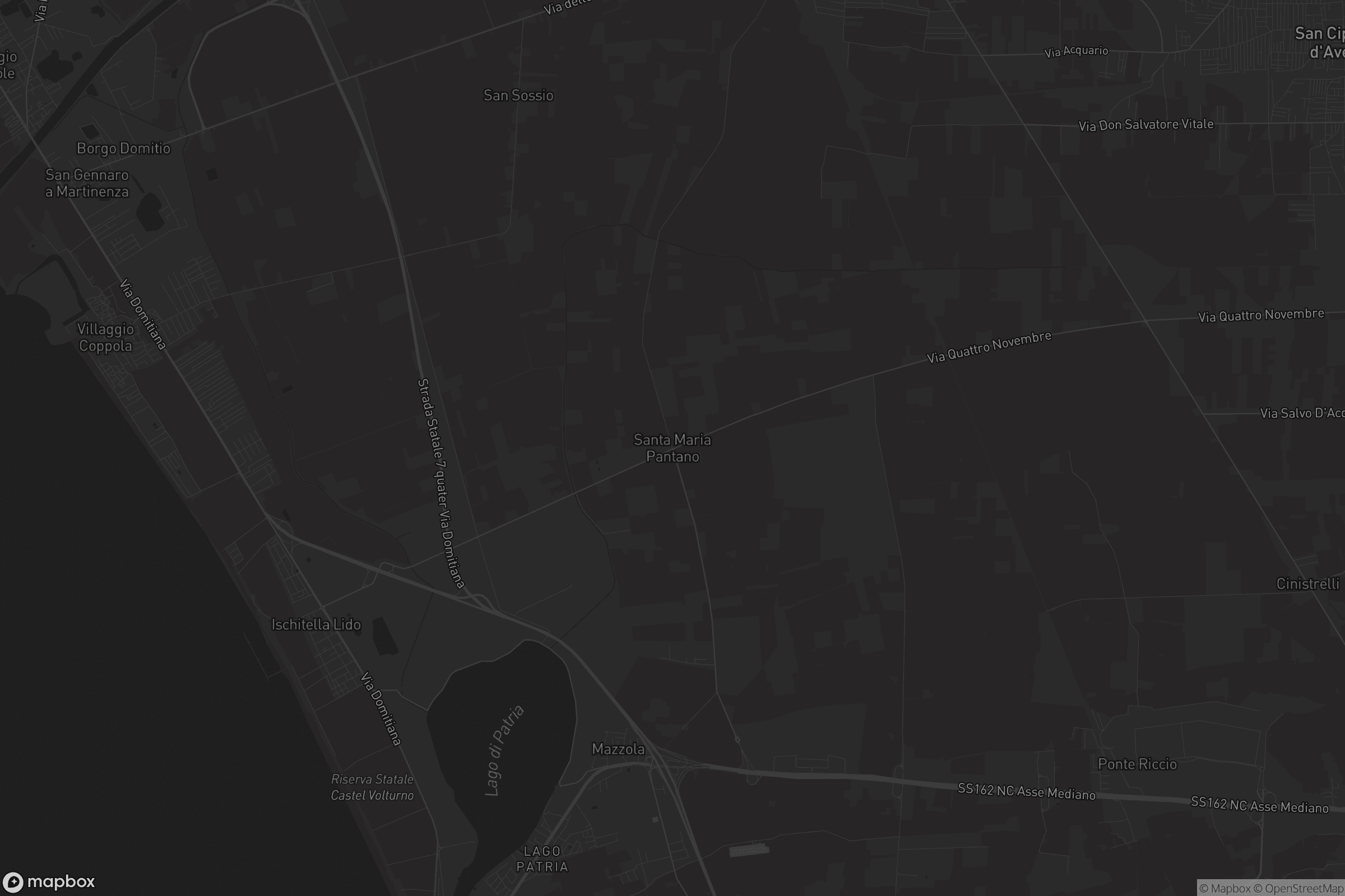 Mappa di Santa Maria Pantano