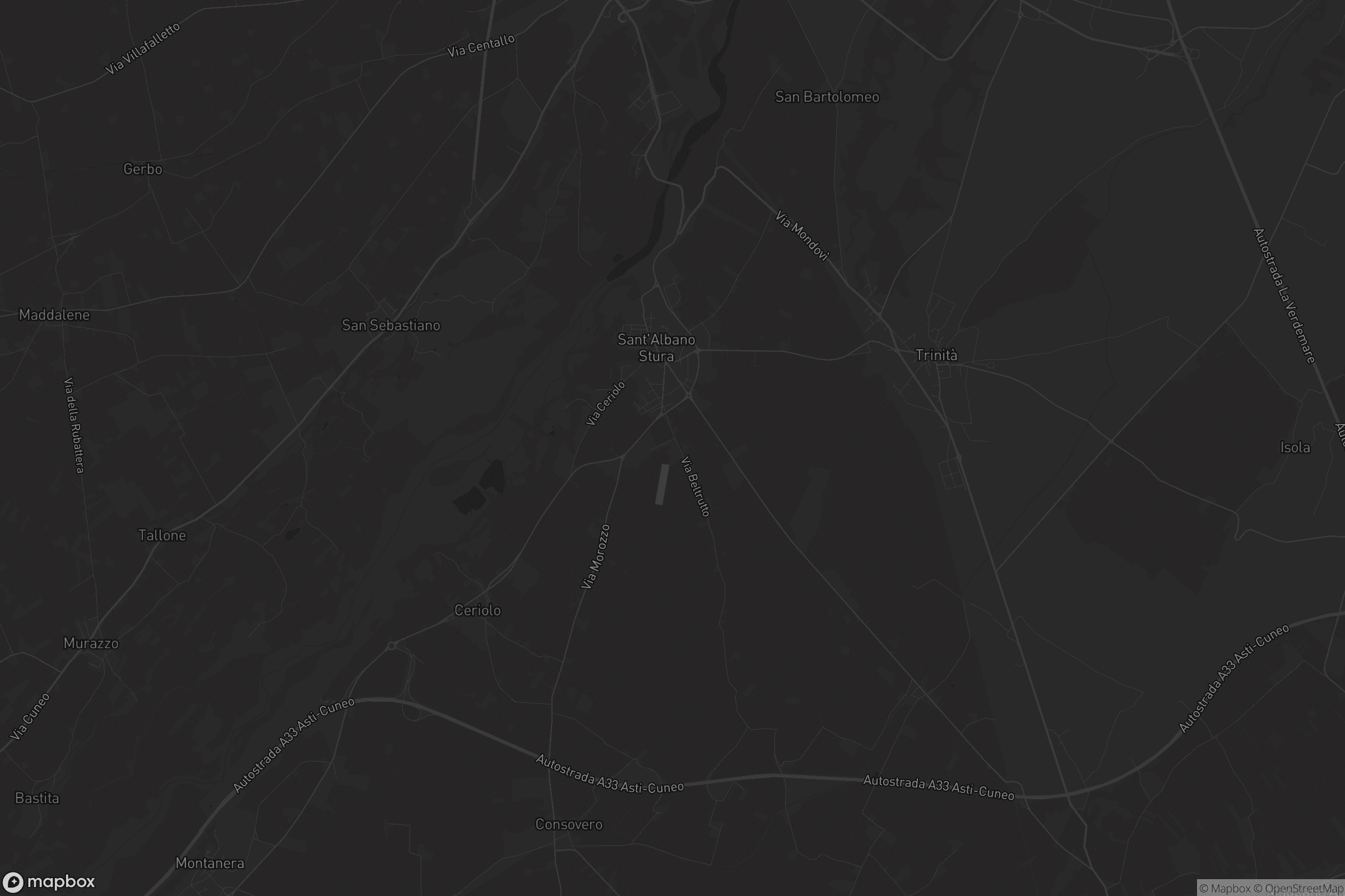 Mappa di Sant'Albano Stura