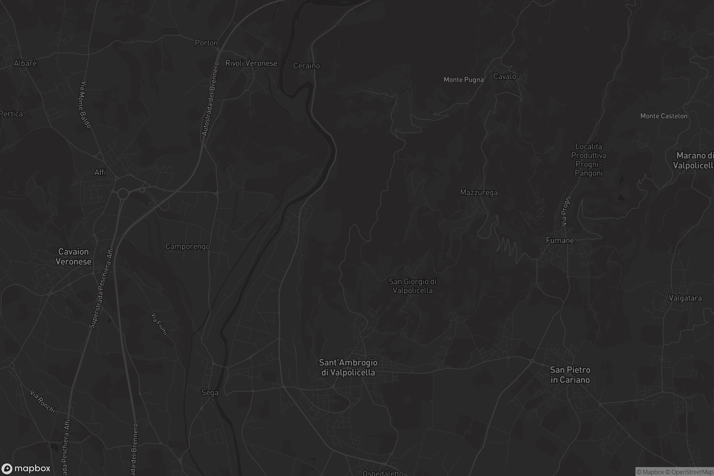 Mappa di Sant'Ambrogio di Valpolicella