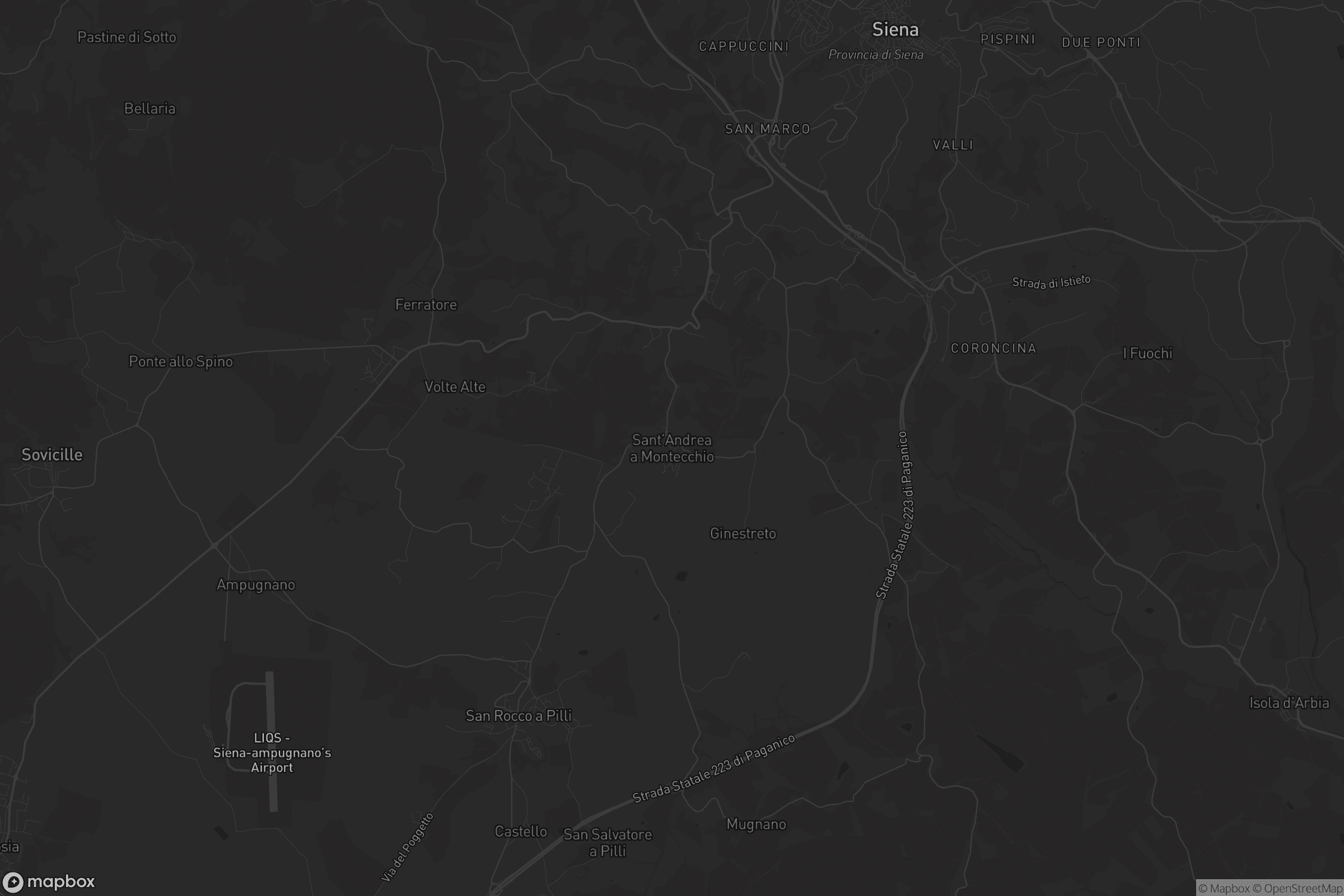 Mappa di Sant'Andrea a Montecchio