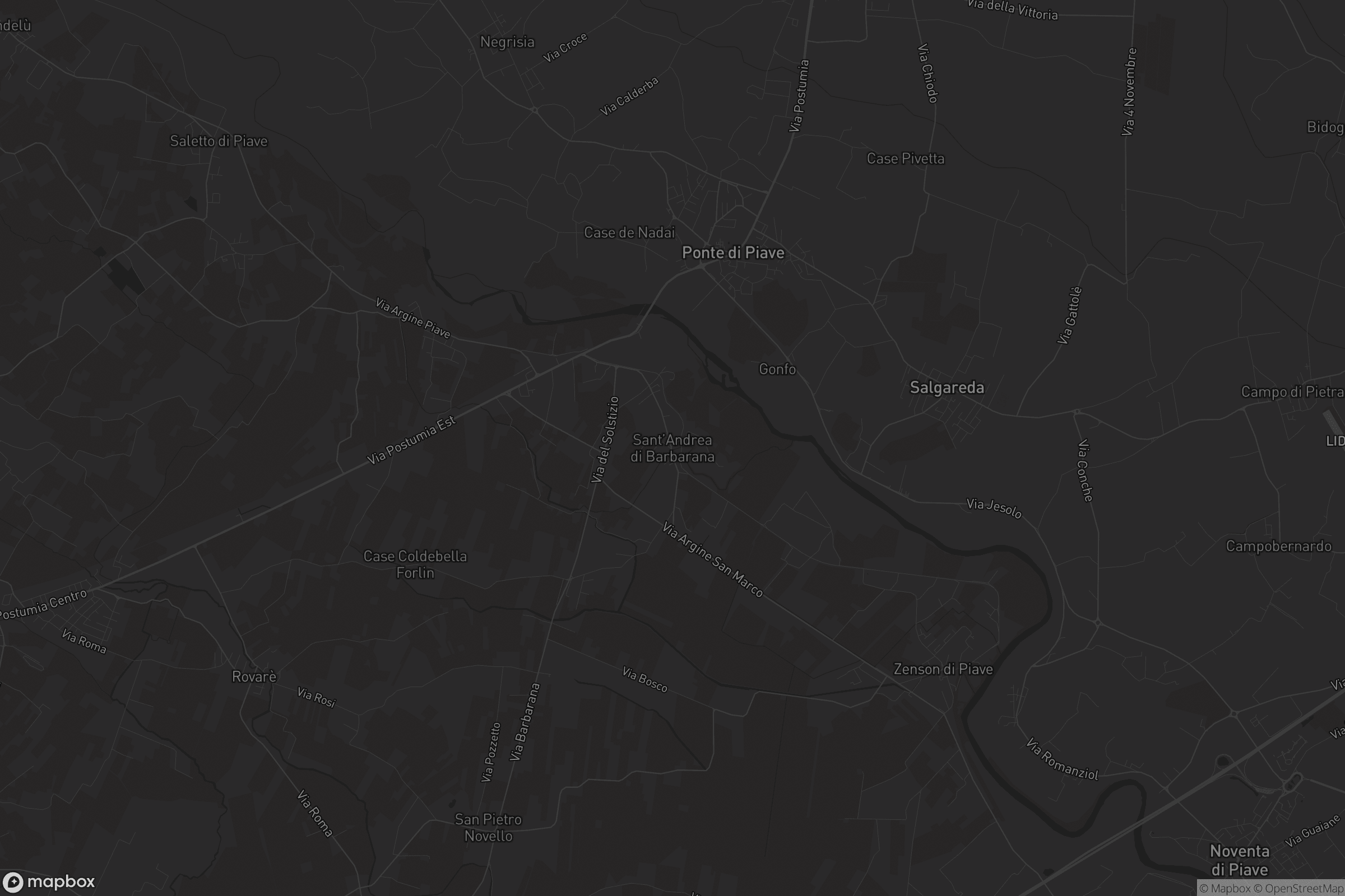 Mappa di Sant'Andrea di Barbarana