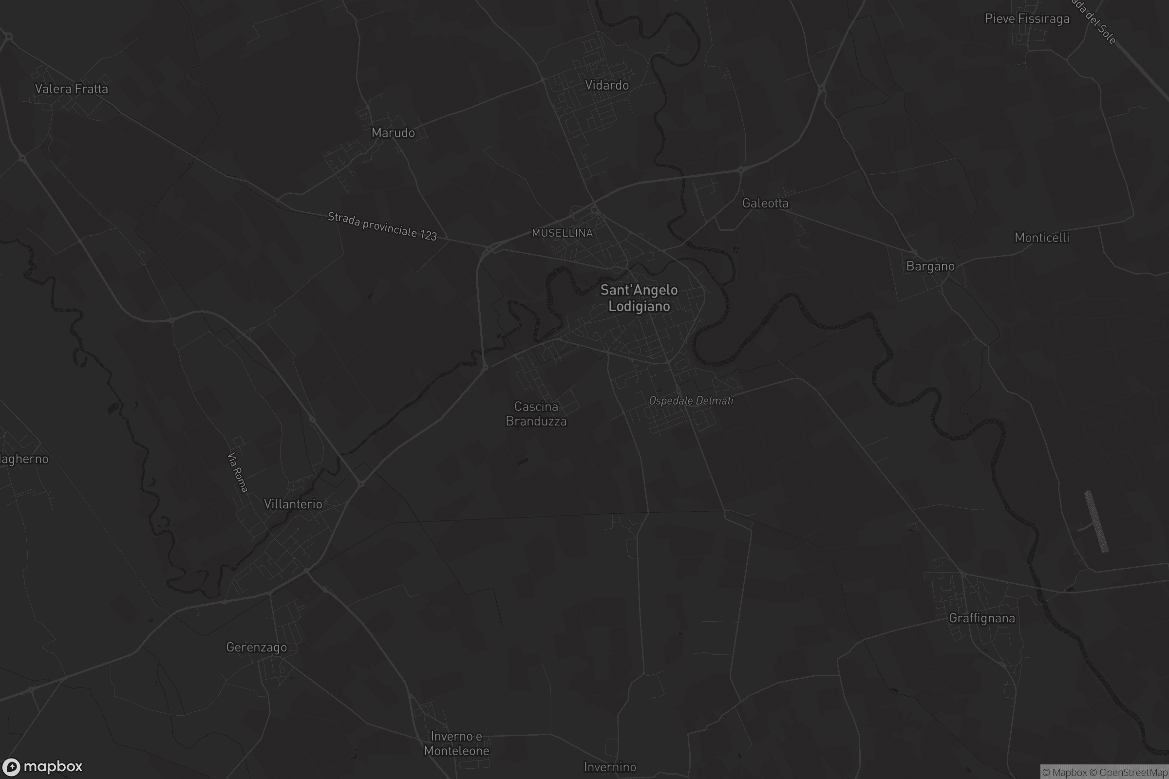 Mappa di Sant'Angelo Lodigiano