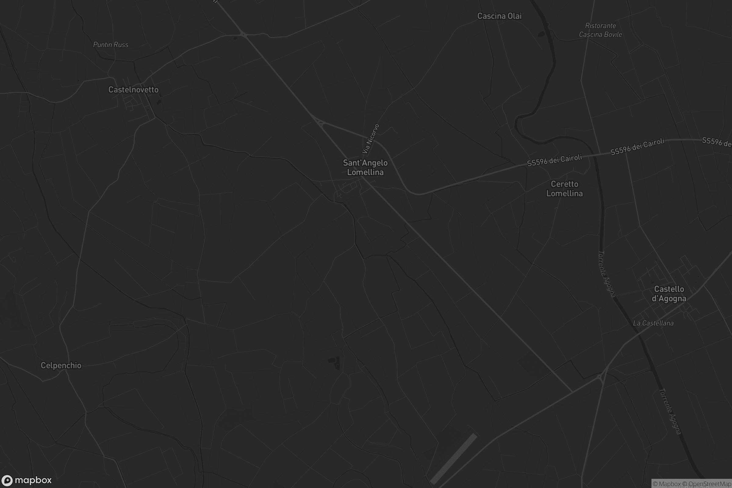 Mappa di Sant'Angelo Lomellina
