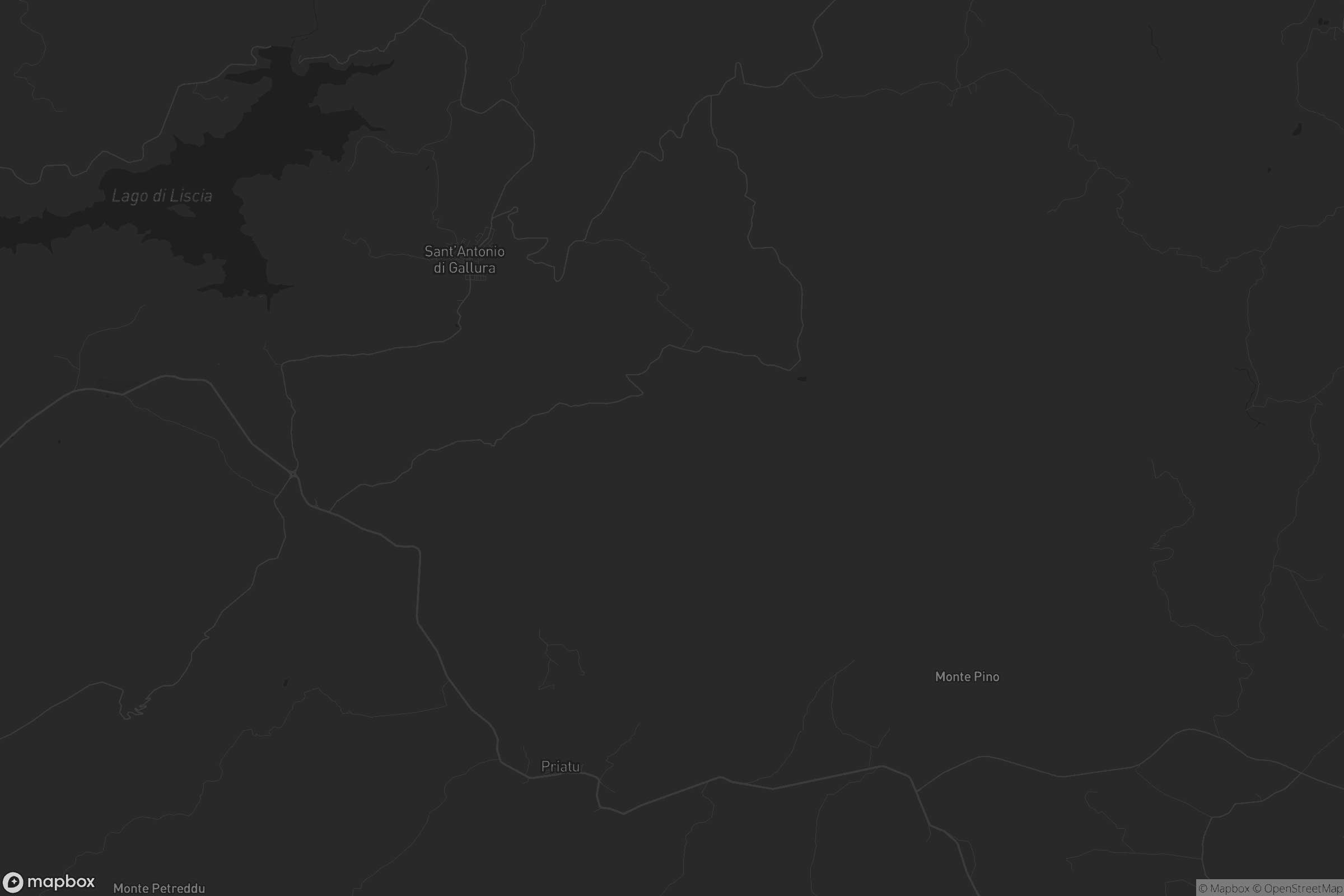 Mappa di Sant'Antoni di Gaddura/Sant'Antonio di Gallura