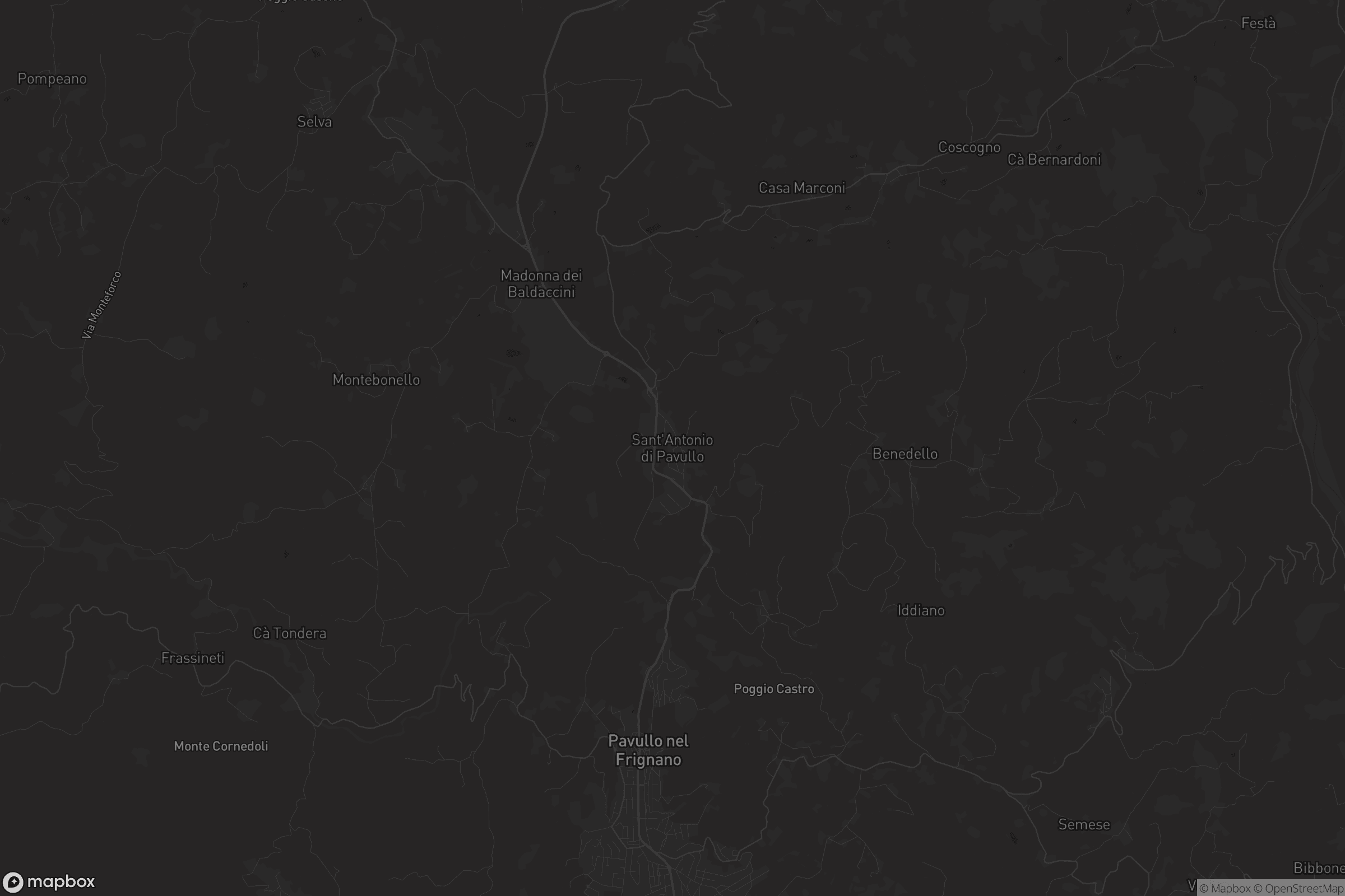 Mappa di Sant'Antonio di Pavullo