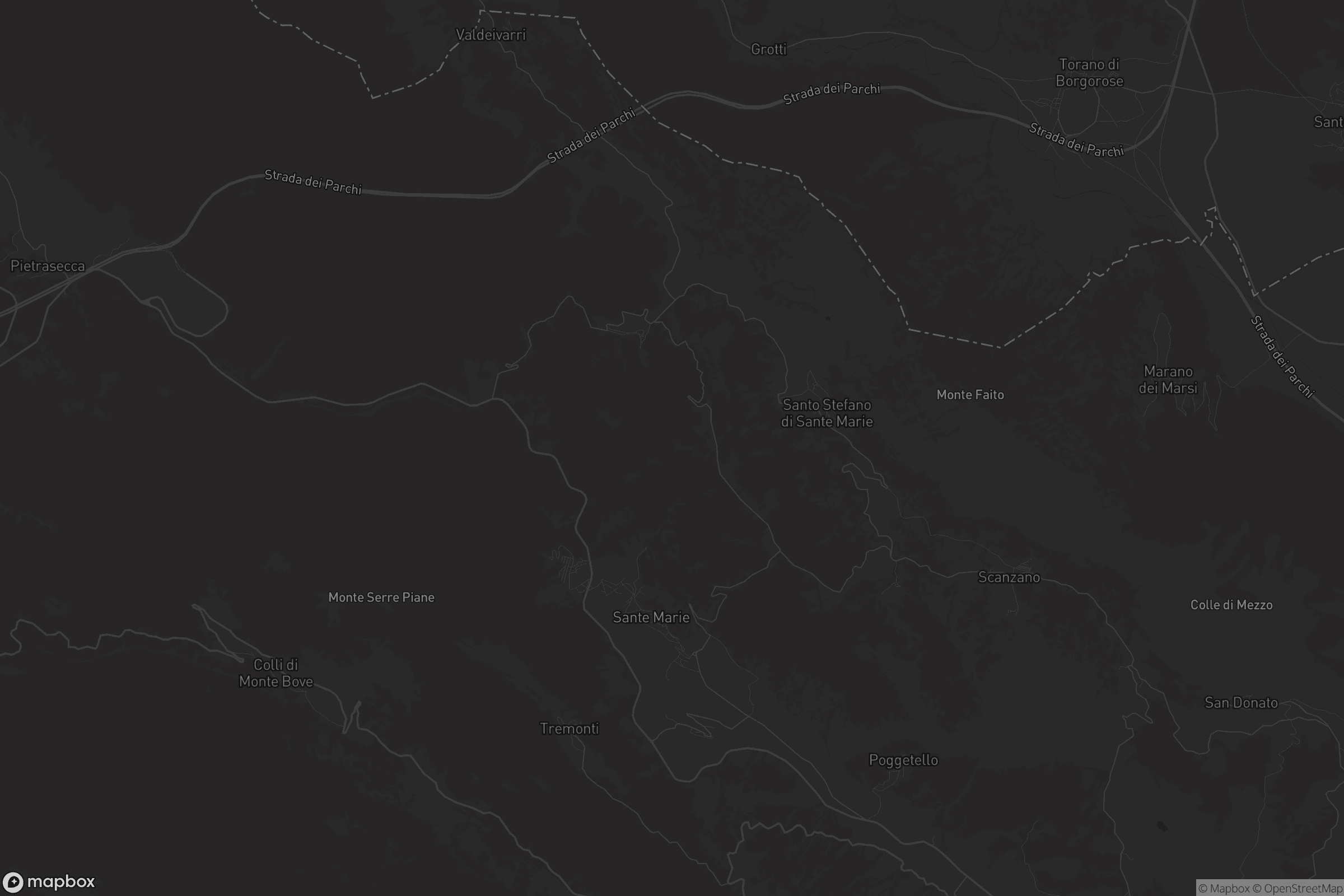 Mappa di Sante Marie