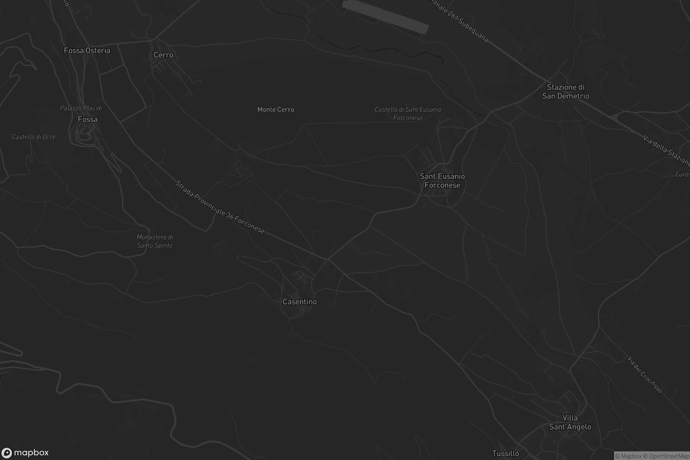 Mappa di Sant'Eusanio Forconese