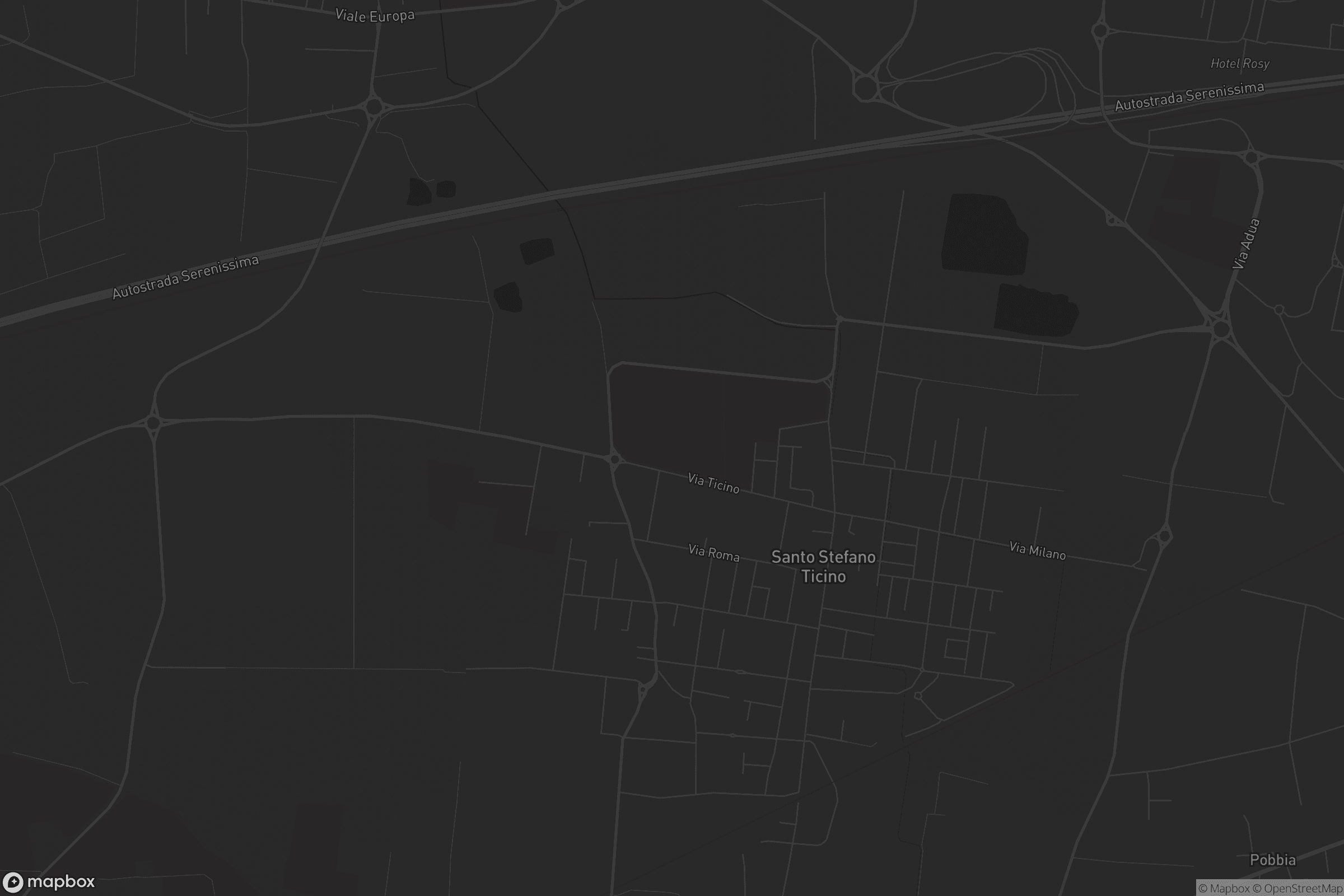 Mappa di Santo Stefano Ticino