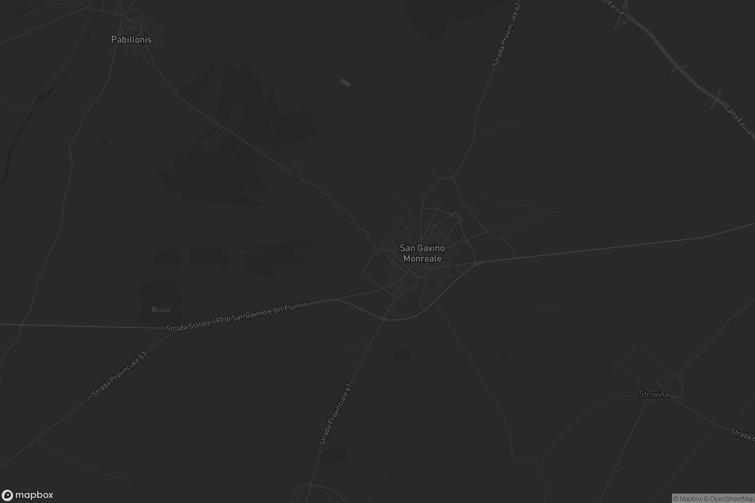 Mappa di Santu 'Èngiu/San Gavino Monreale