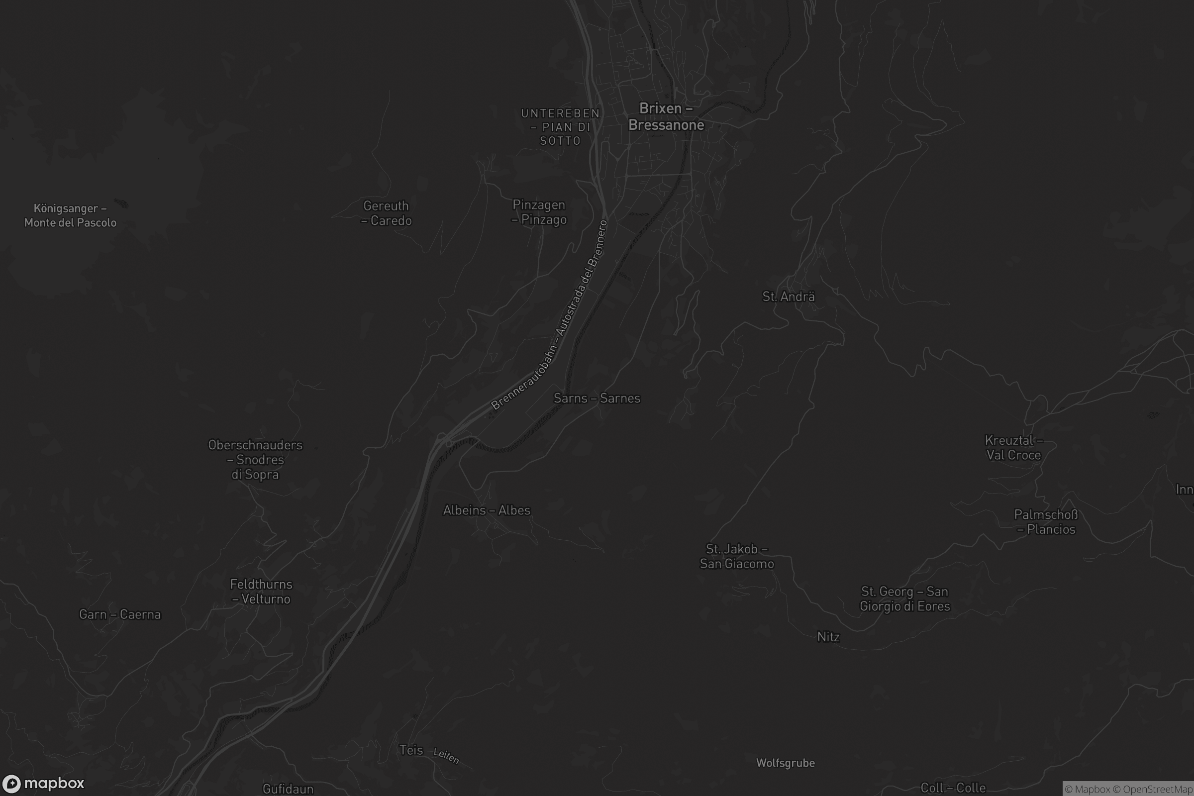 Mappa di Sarns - Sarnes